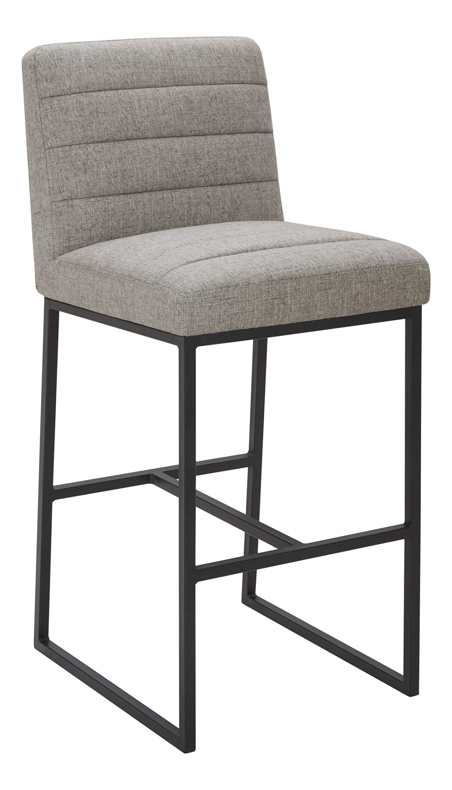 Amazon Brand – Rivet Decatur Modern Kitchen Bar Stool, 41"H, Light Grey