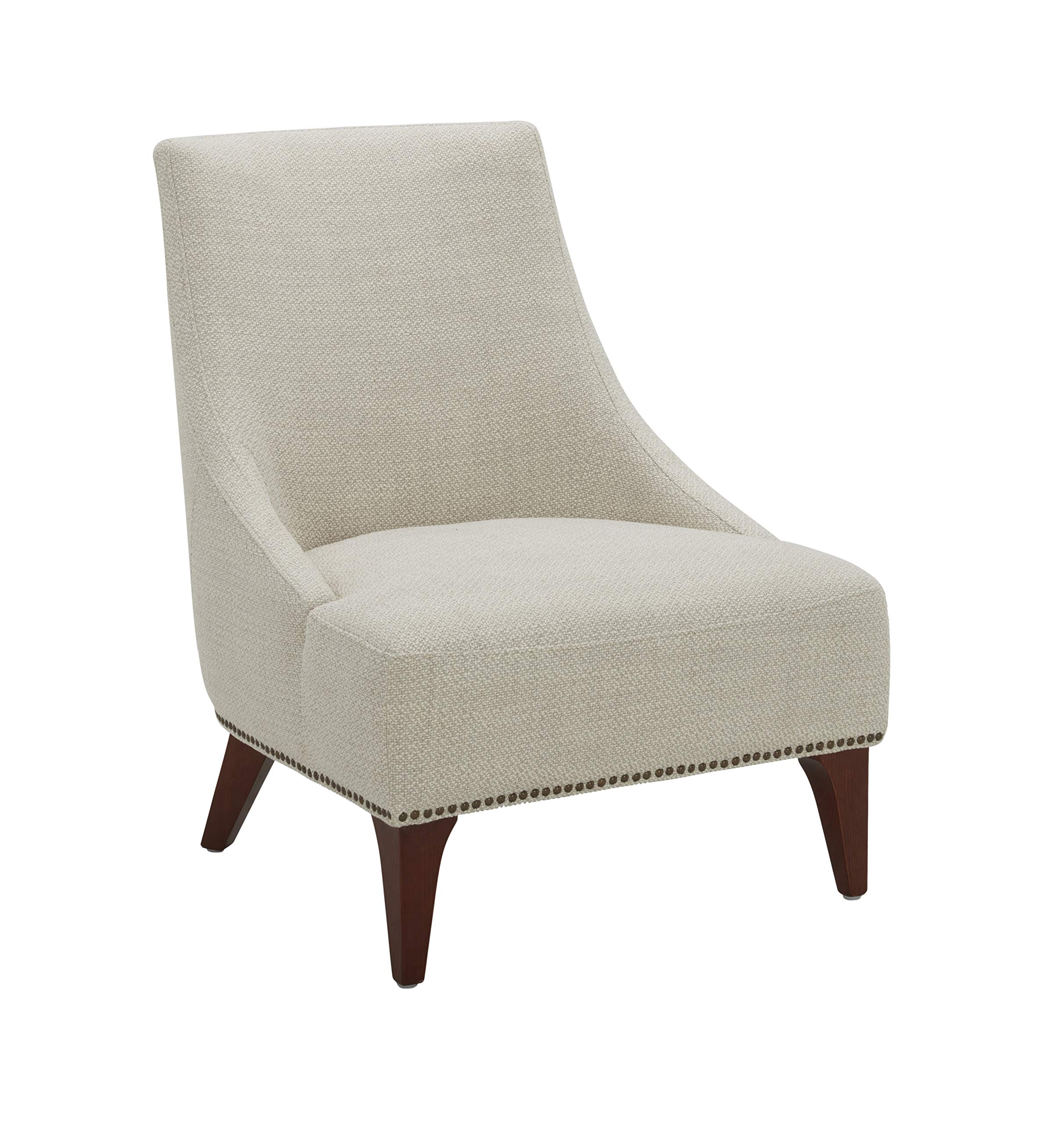 Amazon Brand – Stone & Beam Shorebrook Deep Upholstered Accent Chair, 27.6"W, Cream