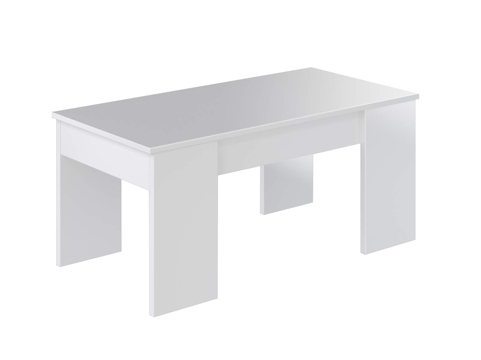 Amazon Brand - Movian Aggol Lift-Top Coffee Table, 50 x 100 x 44cm, White