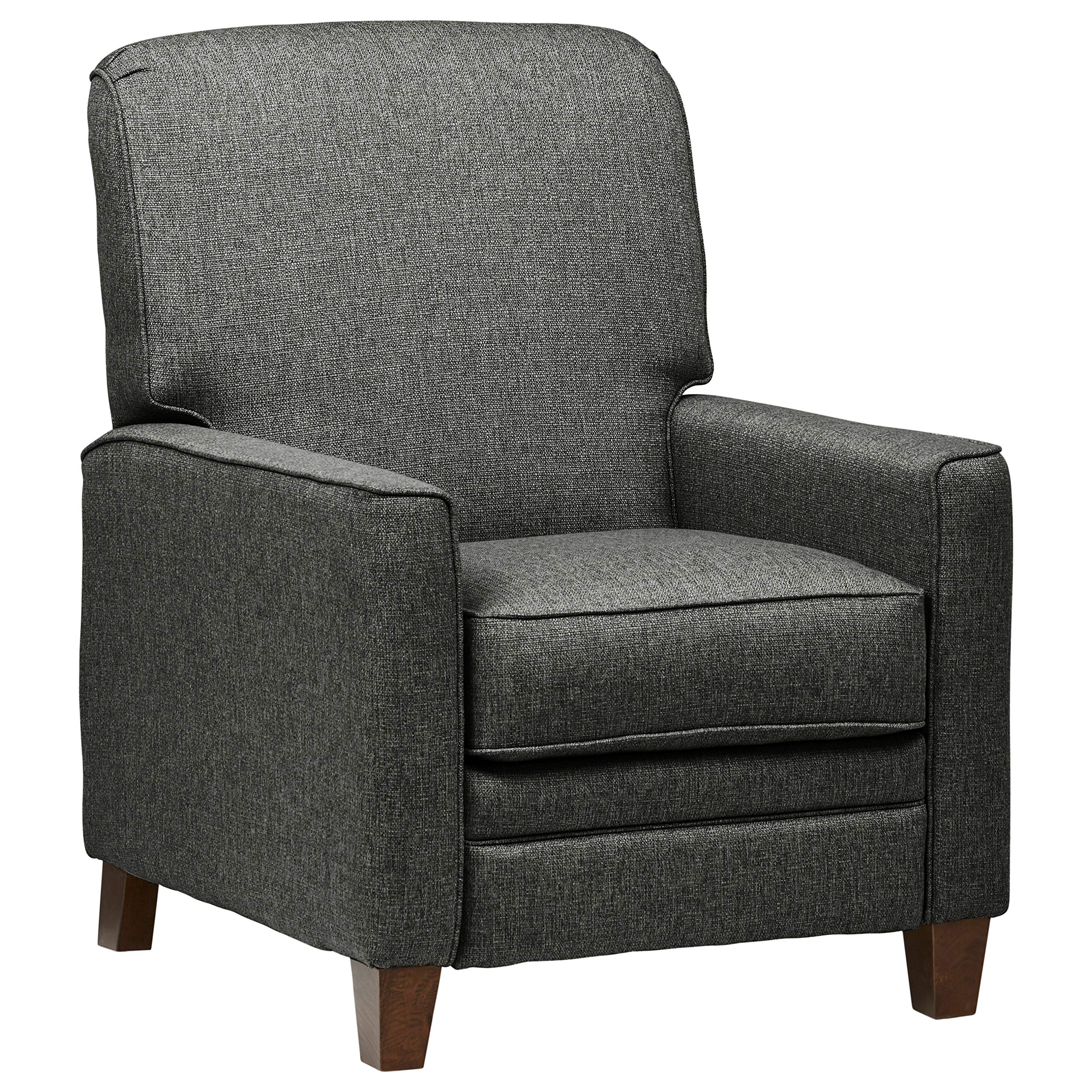 Amazon Brand – Stone & Beam Edmunds Traditional Recliner, 30"W, Charcoal