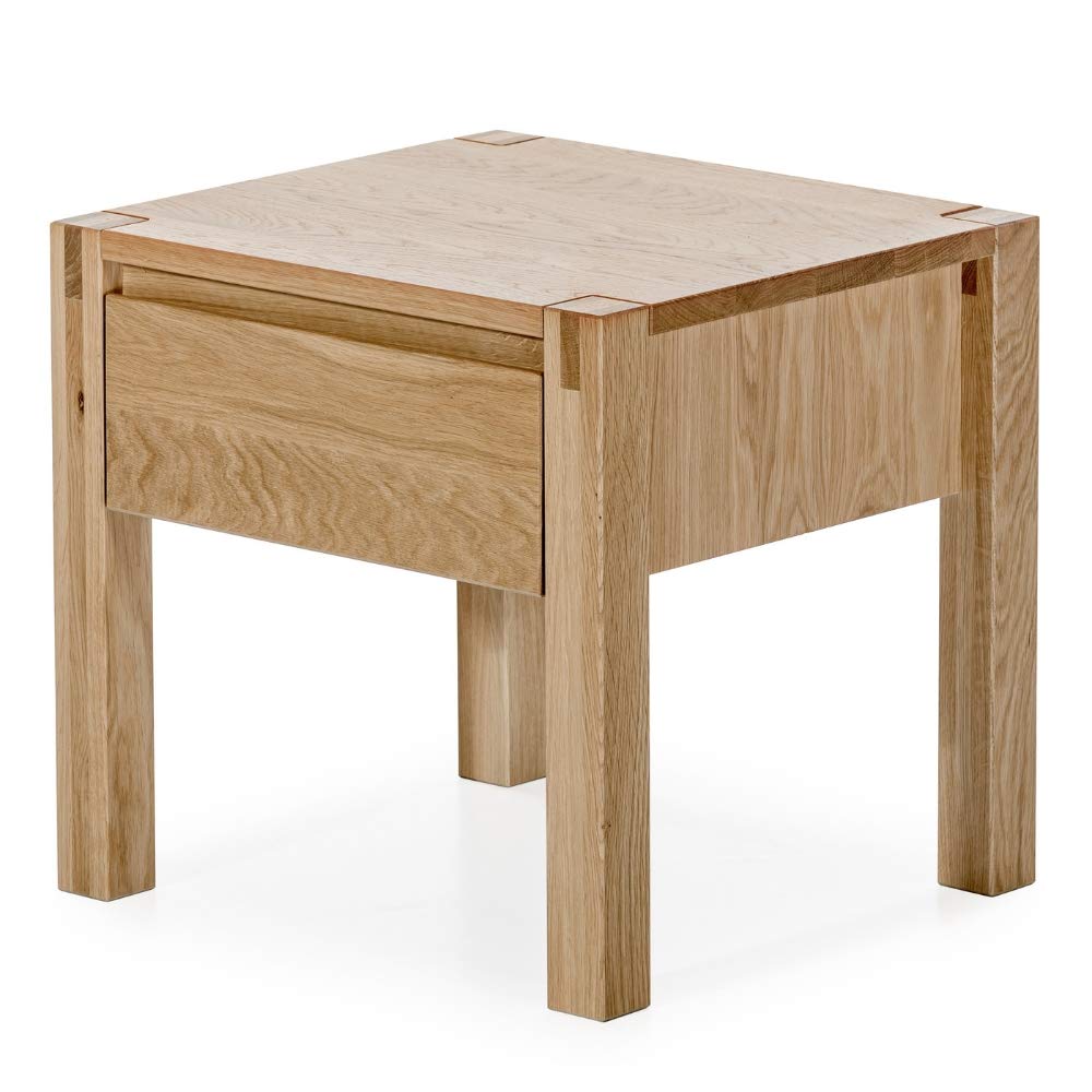 Marchio Amazon - Alkove - Hayes - Comodino in legno massello, modello Tvil, quercia naturale