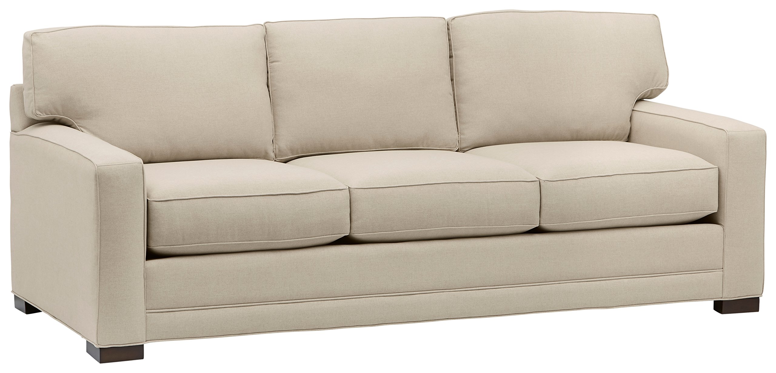 Amazon Brand – Stone & Beam Dalton Sectional Sofa Couch, 91.5"W, Sand