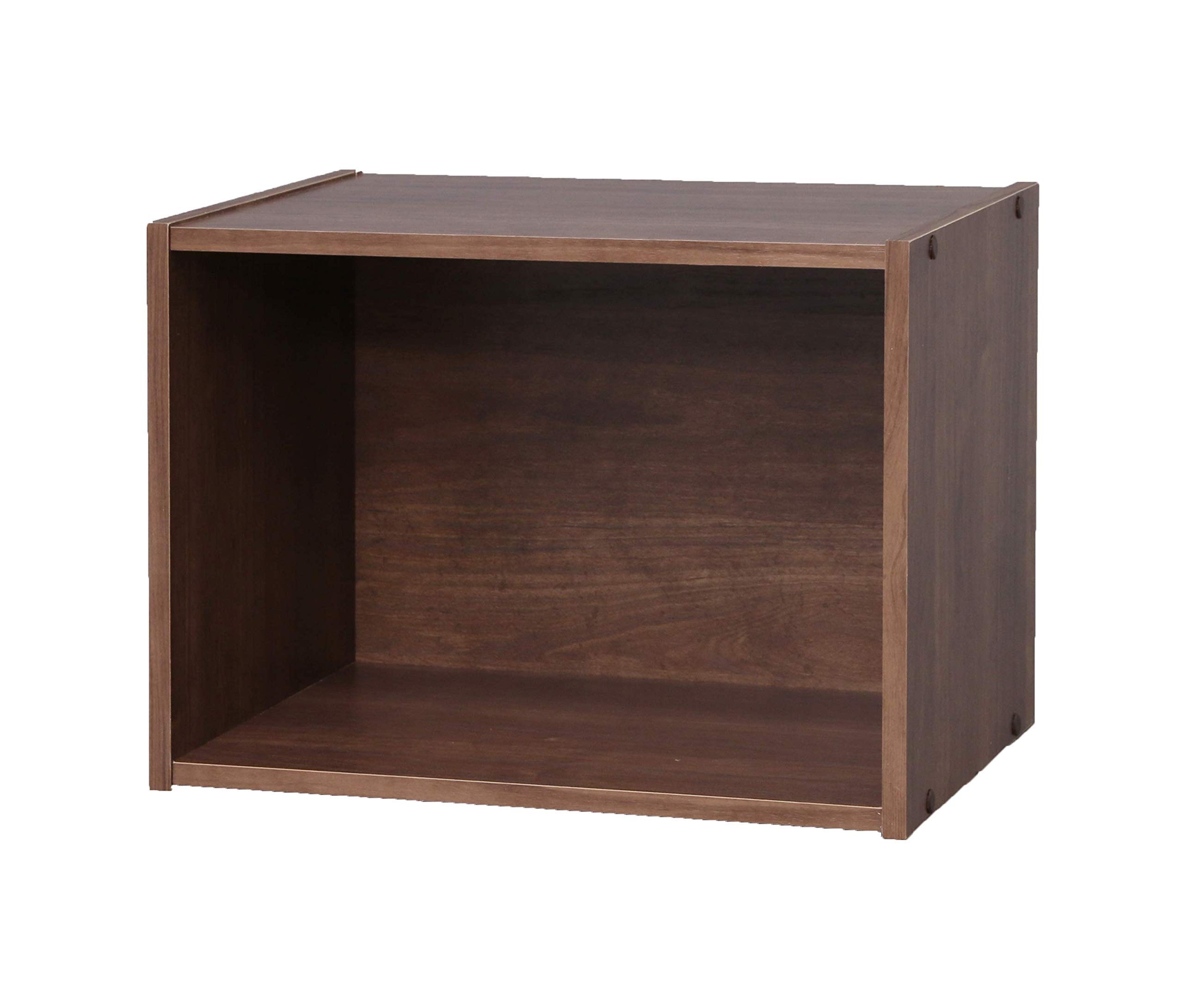Amazon Brand - Movian 1 locker MDF Shelf Cube Bookcase, Brown, 41.5 x 29 x 30.5 cm