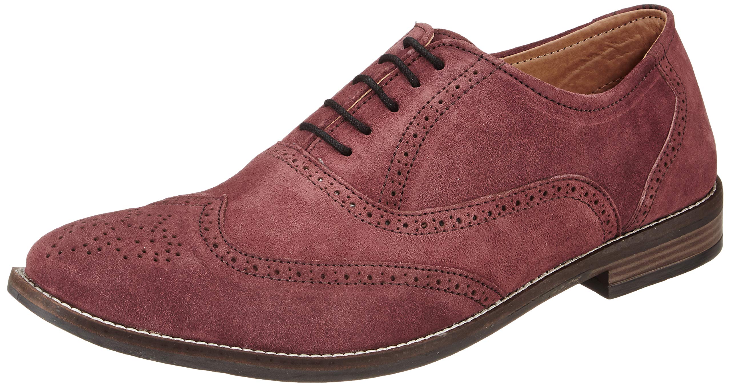 Amazon Brand - Symbol Men's Burgundy Leather Formal Shoes - 10 UK (AZ-KY-99A)