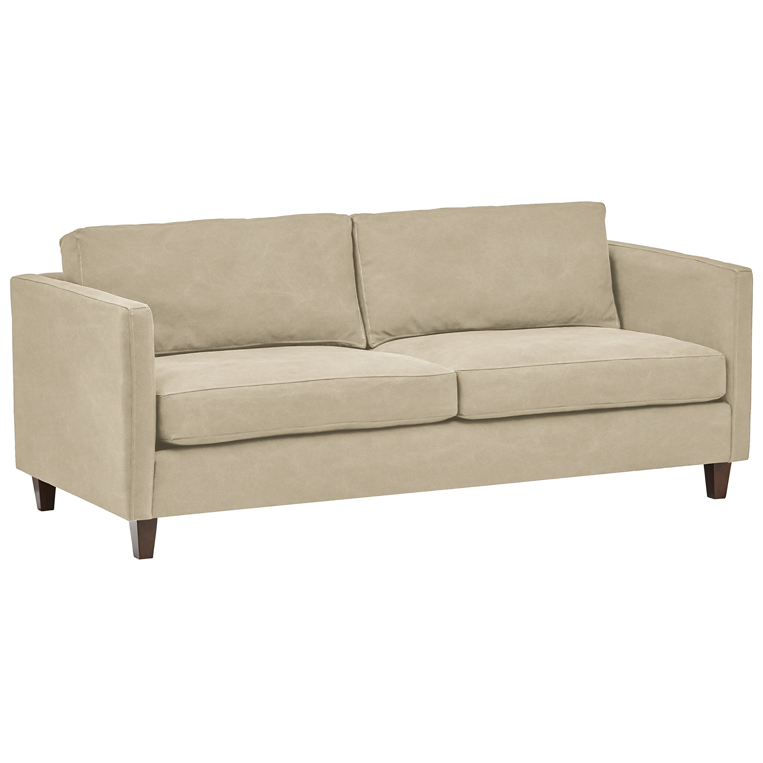 Amazon Brand – Stone & Beam Andover Modern Sofa Couch, 78"W, Linen