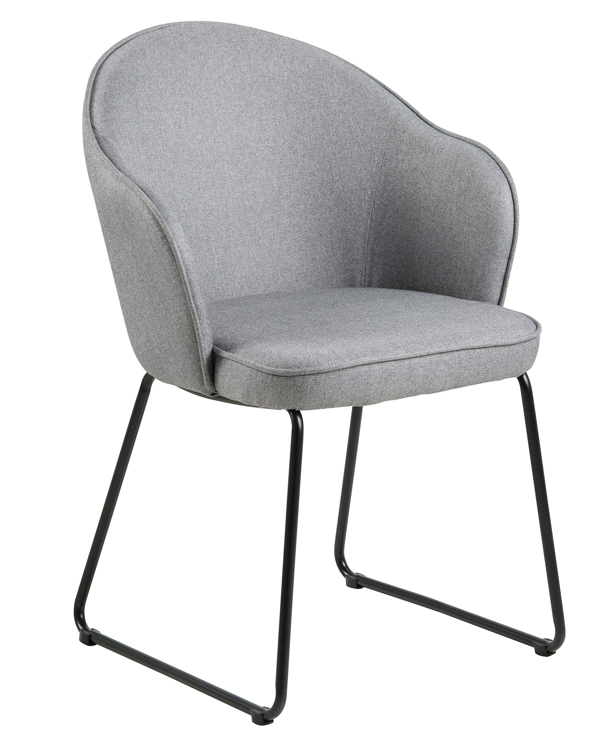 Amazon Brand - Movian Sils - Silla de comedor, 58,5 x 57 x 81,5 cm, gris