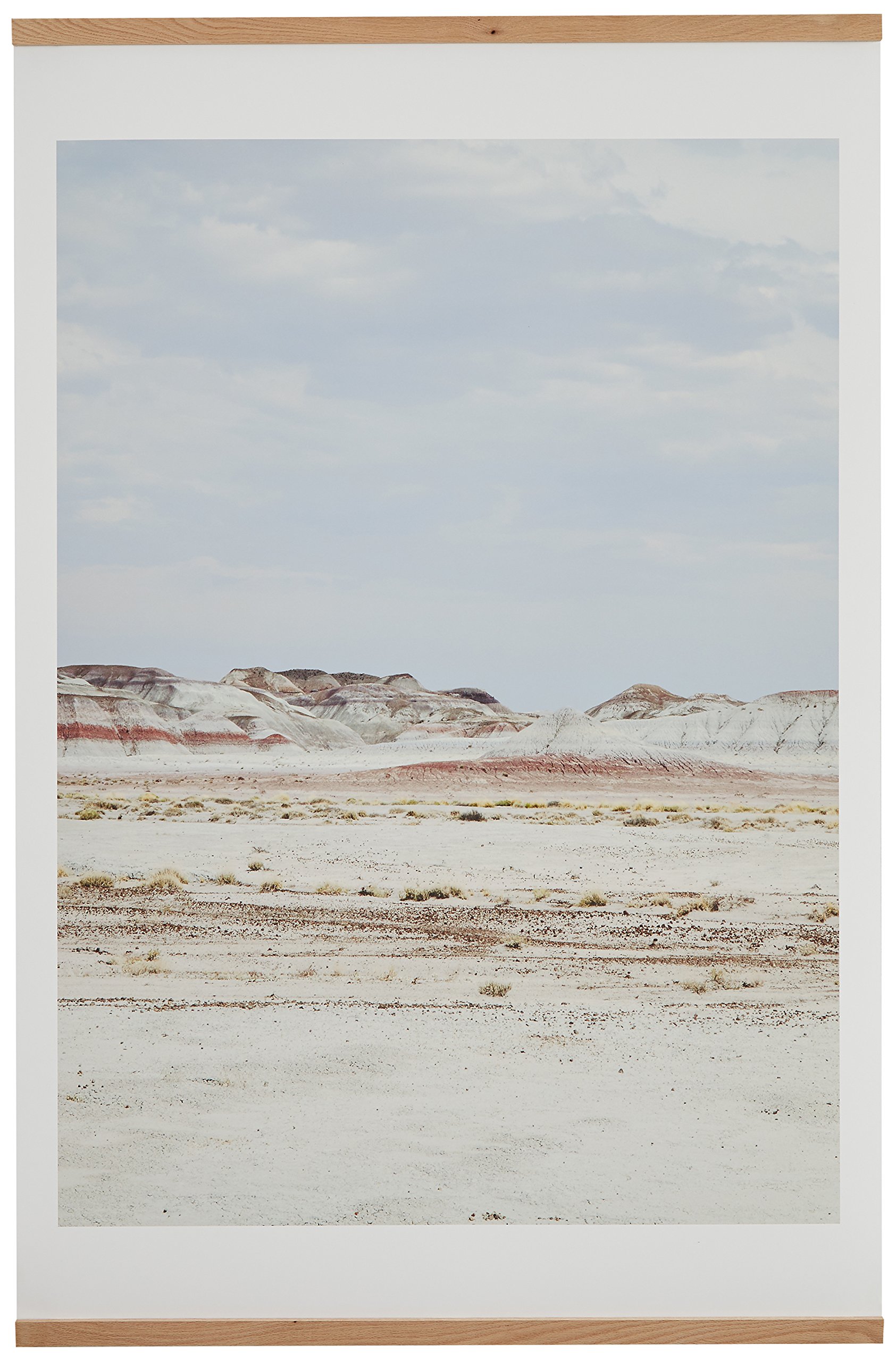 Amazon Brand – Rivet Arizona Desert Sand Horizon Photo with Wood Hanger, 30" x 40"