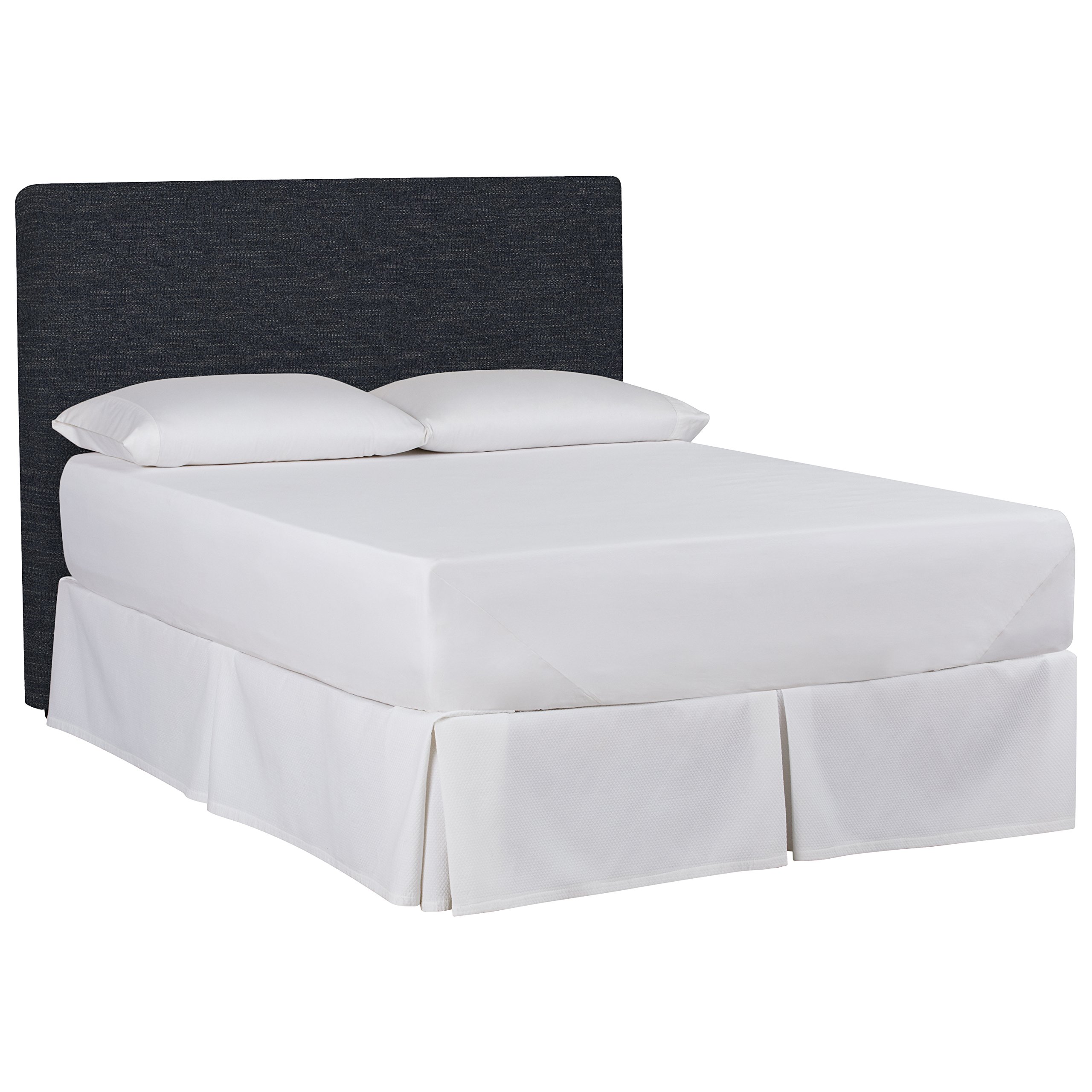 Amazon Brand – Stone & Beam Katama Slipcover Queen Headboard, 66"W, Curious Indigo
