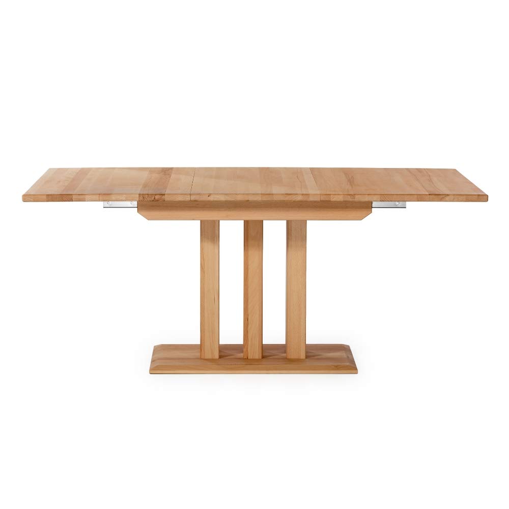 Marchio Amazon - Alkove - Hayes - Tavolo da pranzo allungabile in legno massello, 180 cm, in faggio