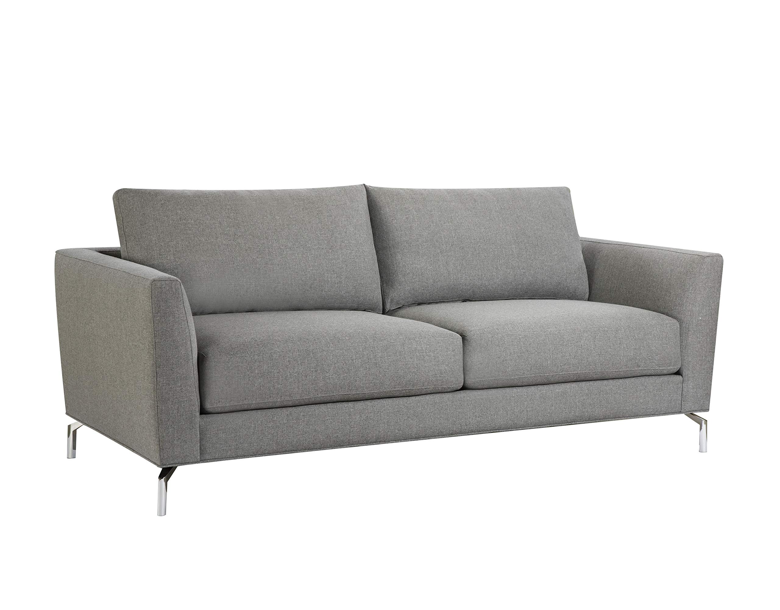 Amazon Brand – Rivet Emerly Modern Sofa, 83.5"W, Steel Grey