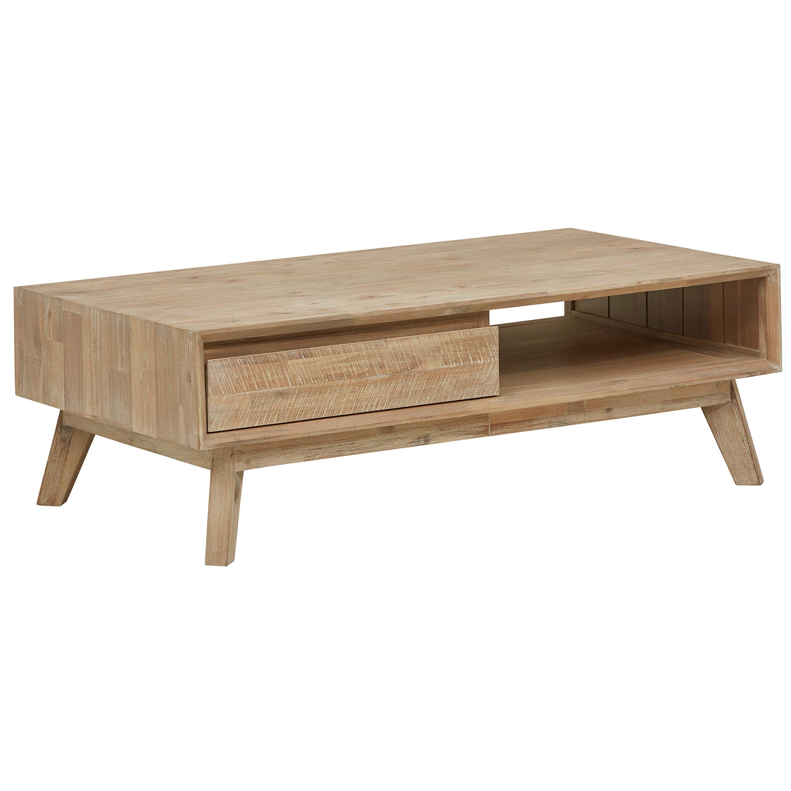 Stone & Beam Rylee Modern Coffee Table 19.69"H, Mixed Gray