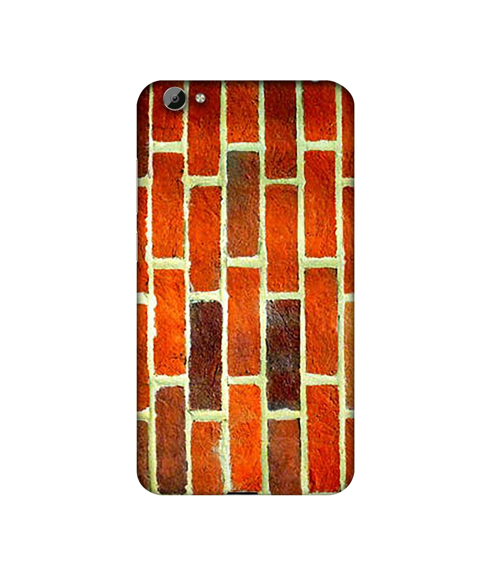 Amazon Brand - Solimo Designer Brick Texture 3D Printed Hard Back Case Mobile Cover for Vivo Y66