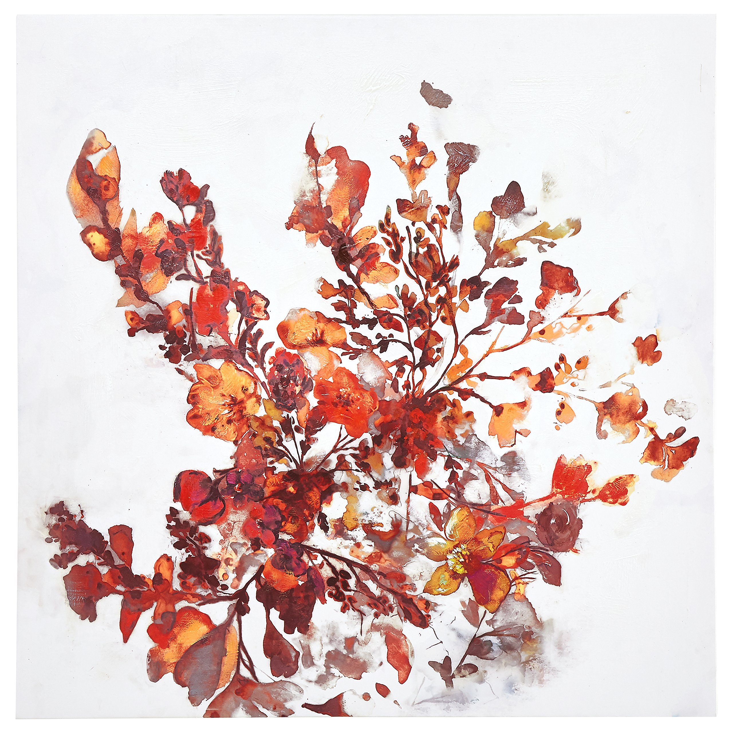 Amazon Brand – Stone & Beam Modern Autumn Bouquet on Canvas Wall Art, 30" x 30"