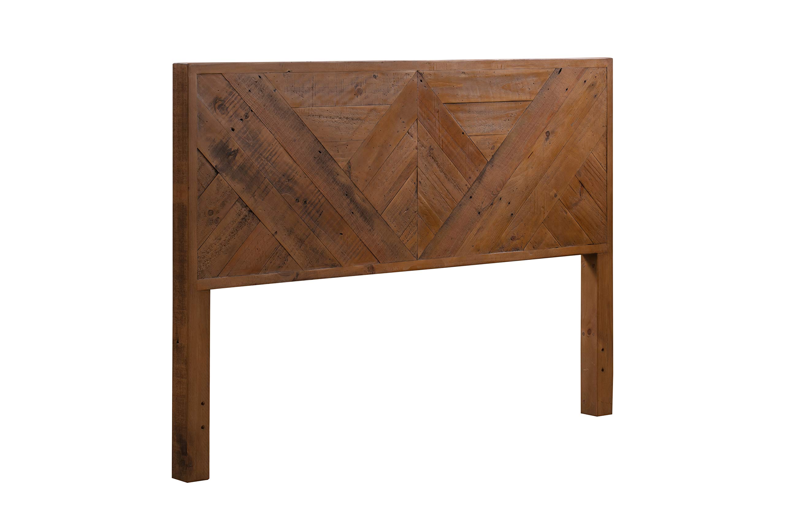 Amazon Brand - Stone & Beam Modern Farmhouse Solid Wood Headboard, Queen, 64"W, Natural Finish