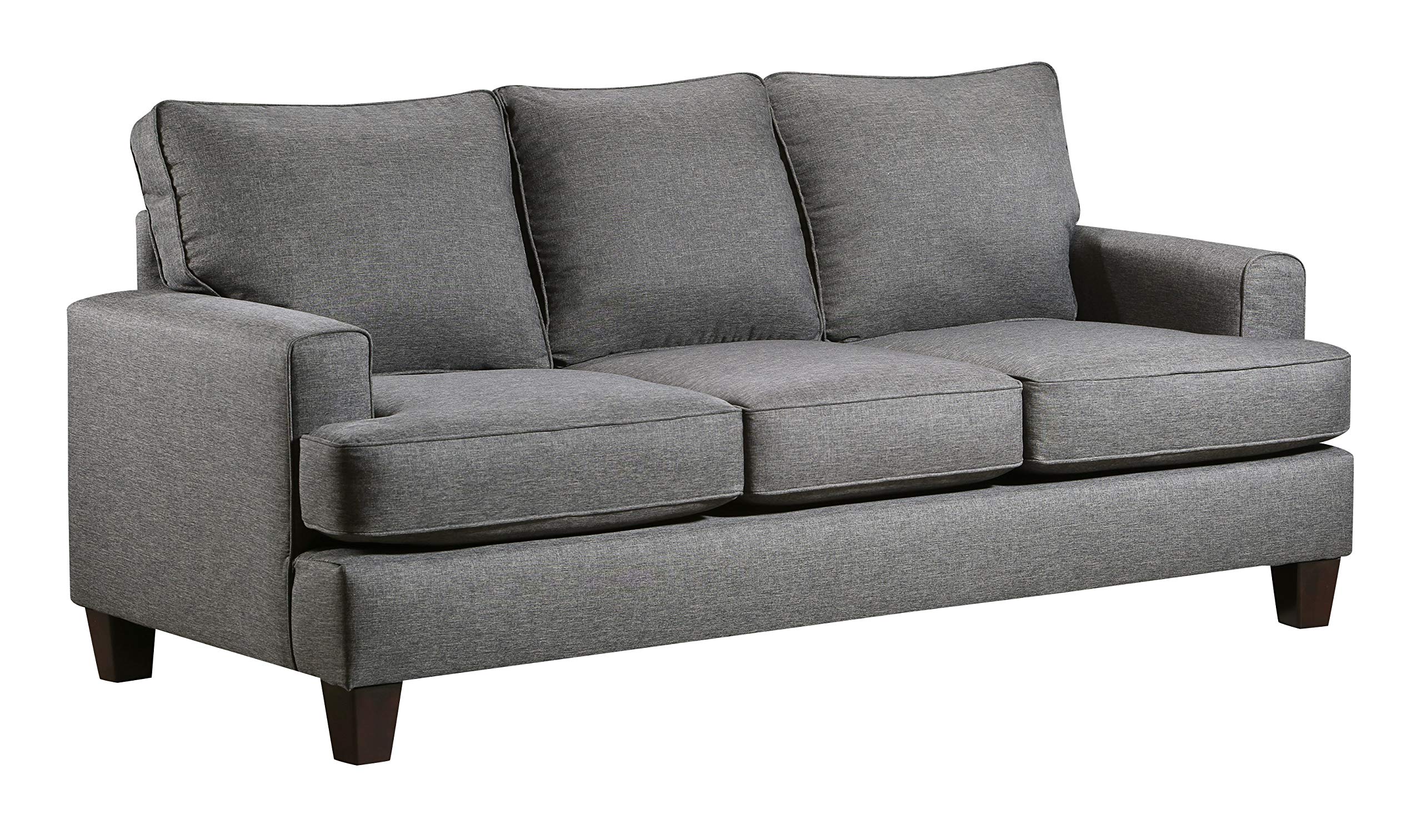 Amazon Brand – Stone & Beam Elizabeth Contemporary Sofa Couch, 85"W, Grey