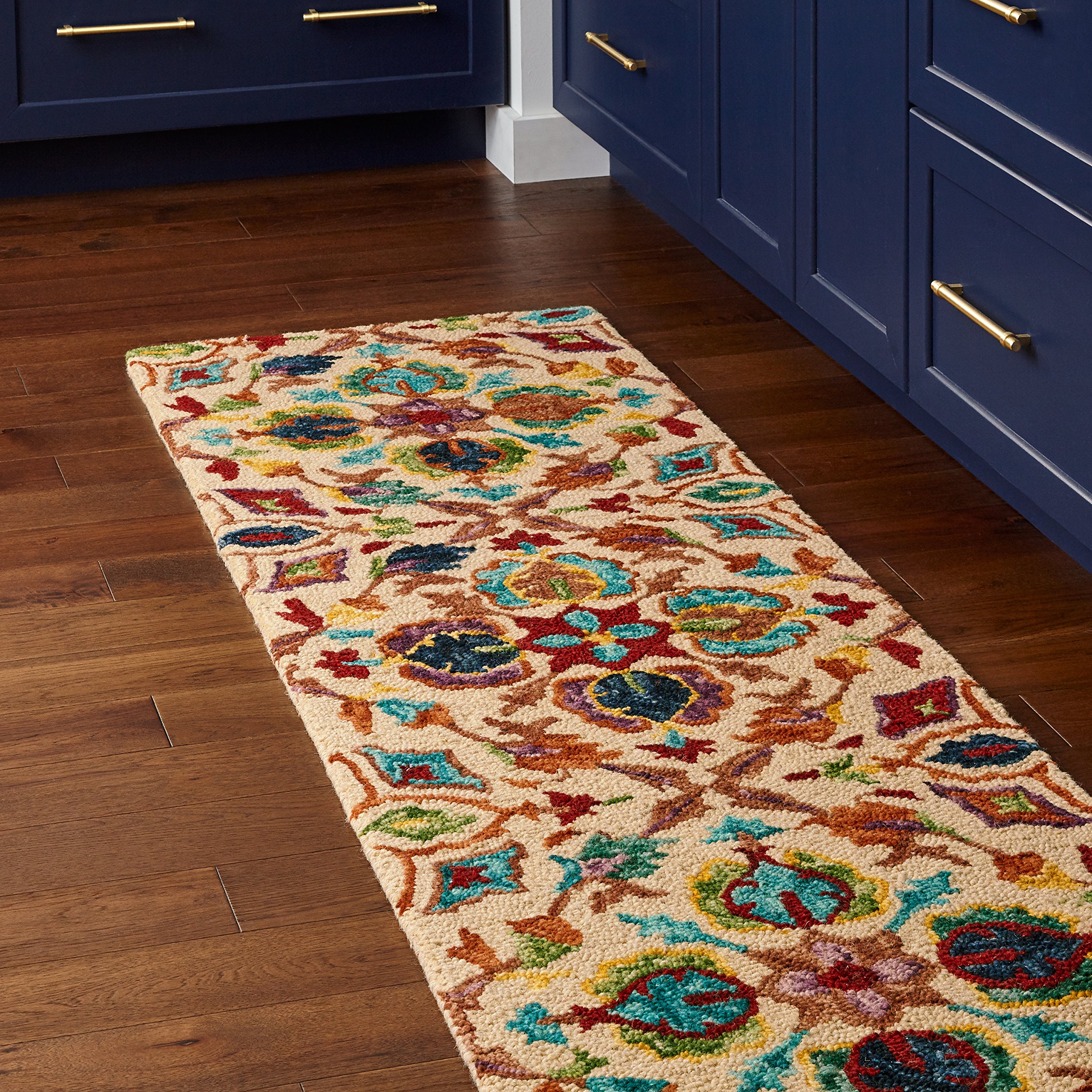 Amazon Brand – Stone & Beam Vinton Persian Runner Rug, 2' 3" x 7' 6", Rust Multi