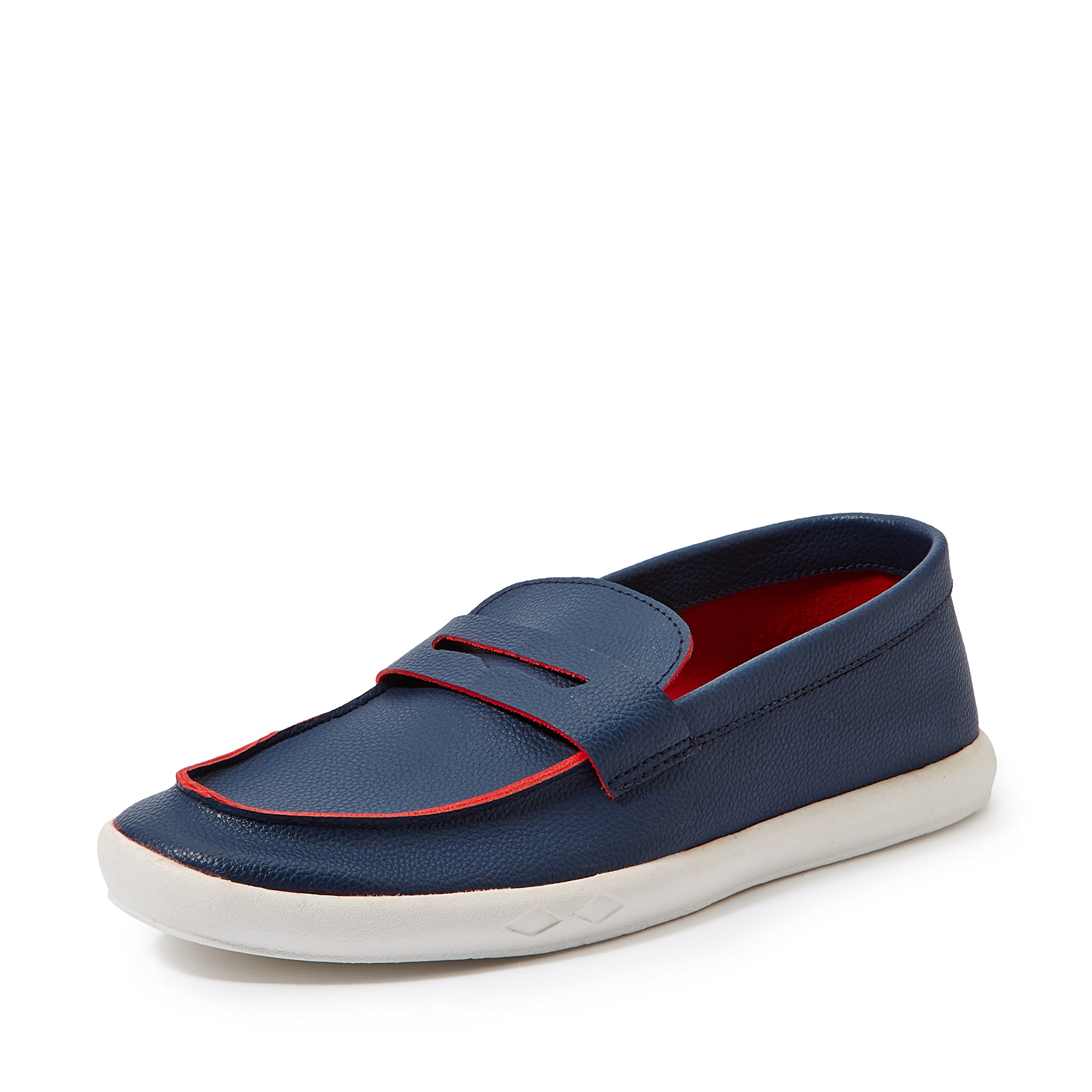 Amazon Brand - Symbol Men's Blue Synthetic Loafers-10 UK/India (44 EU) (AZ-KY-207A)