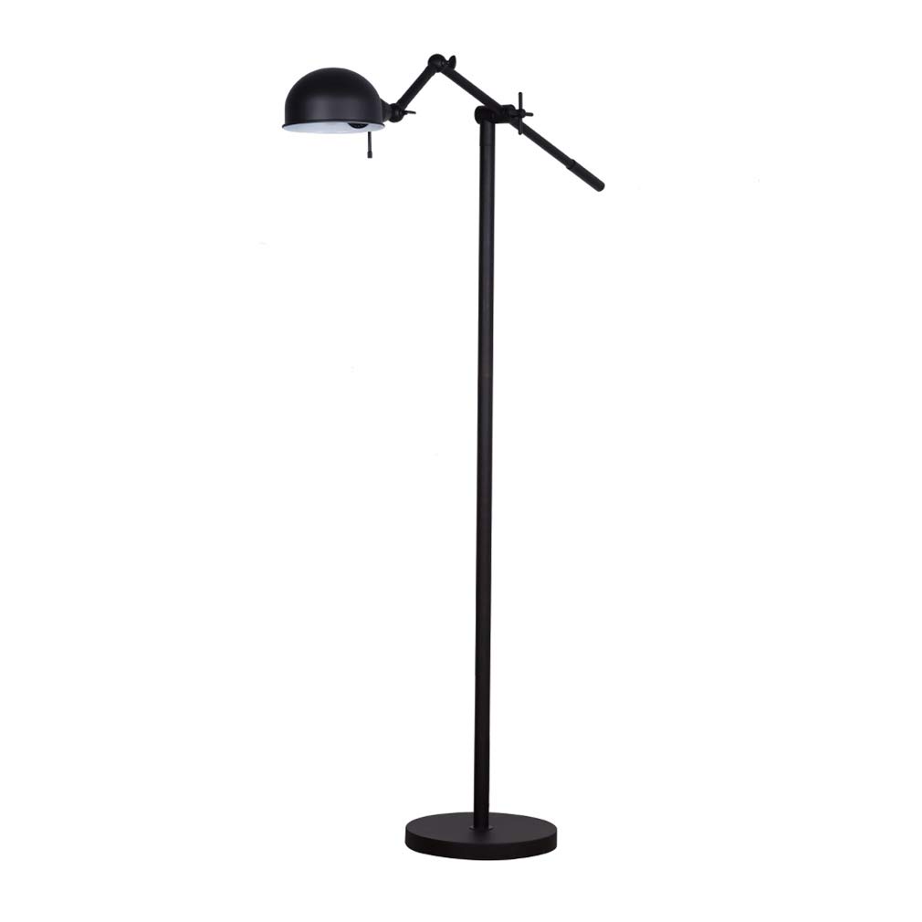 Amazon Brand – Stone & Beam Industrial Adjustable Pharmacy Living Room Floor Lamp with LED Light Bulb - 10 x 31 x 51 Inches, Oil-Rubbed Bronze