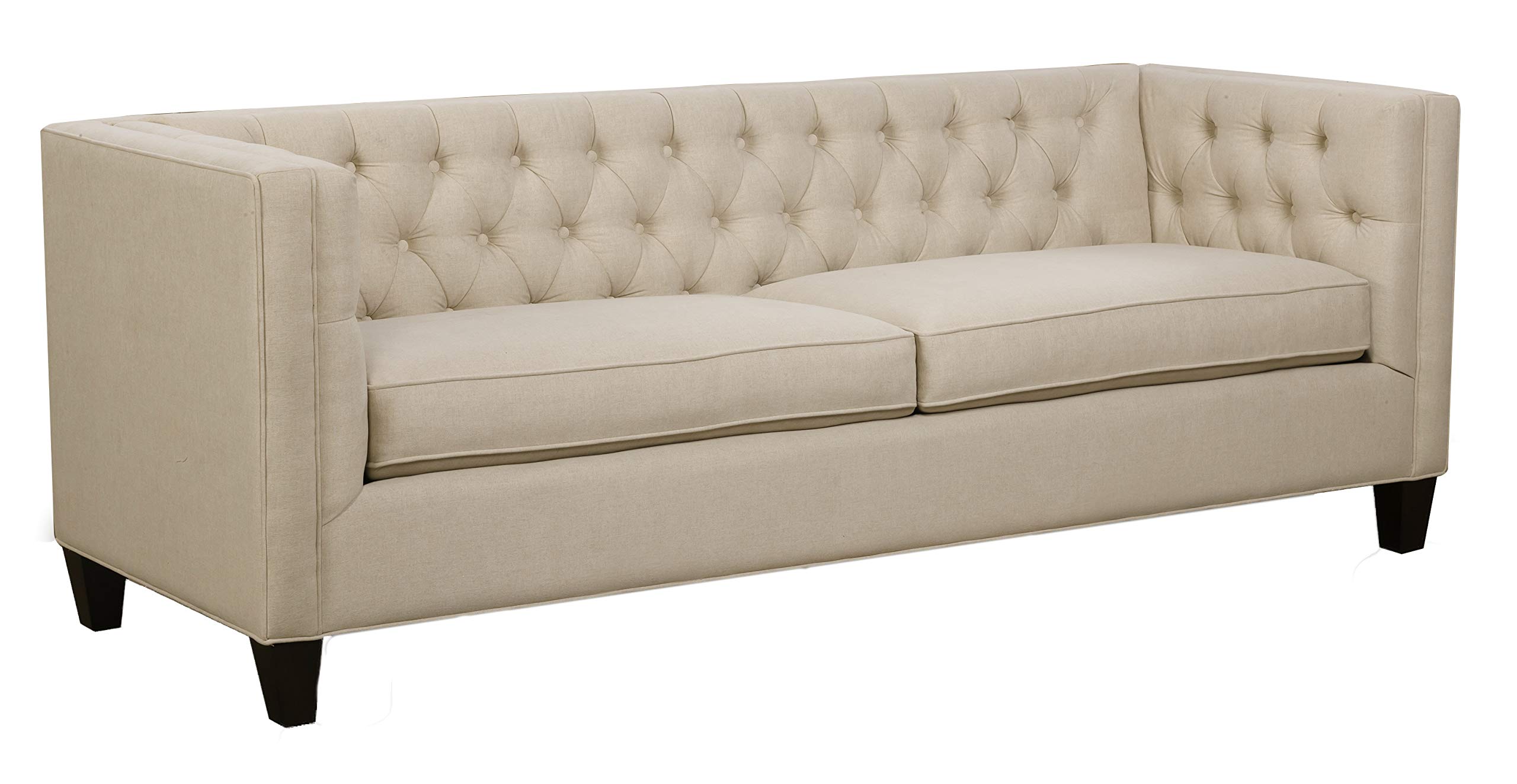Amazon Brand – Stone & Beam Cypress Modern Tufted Farmhouse Sofa Couch, 85"W, Beige