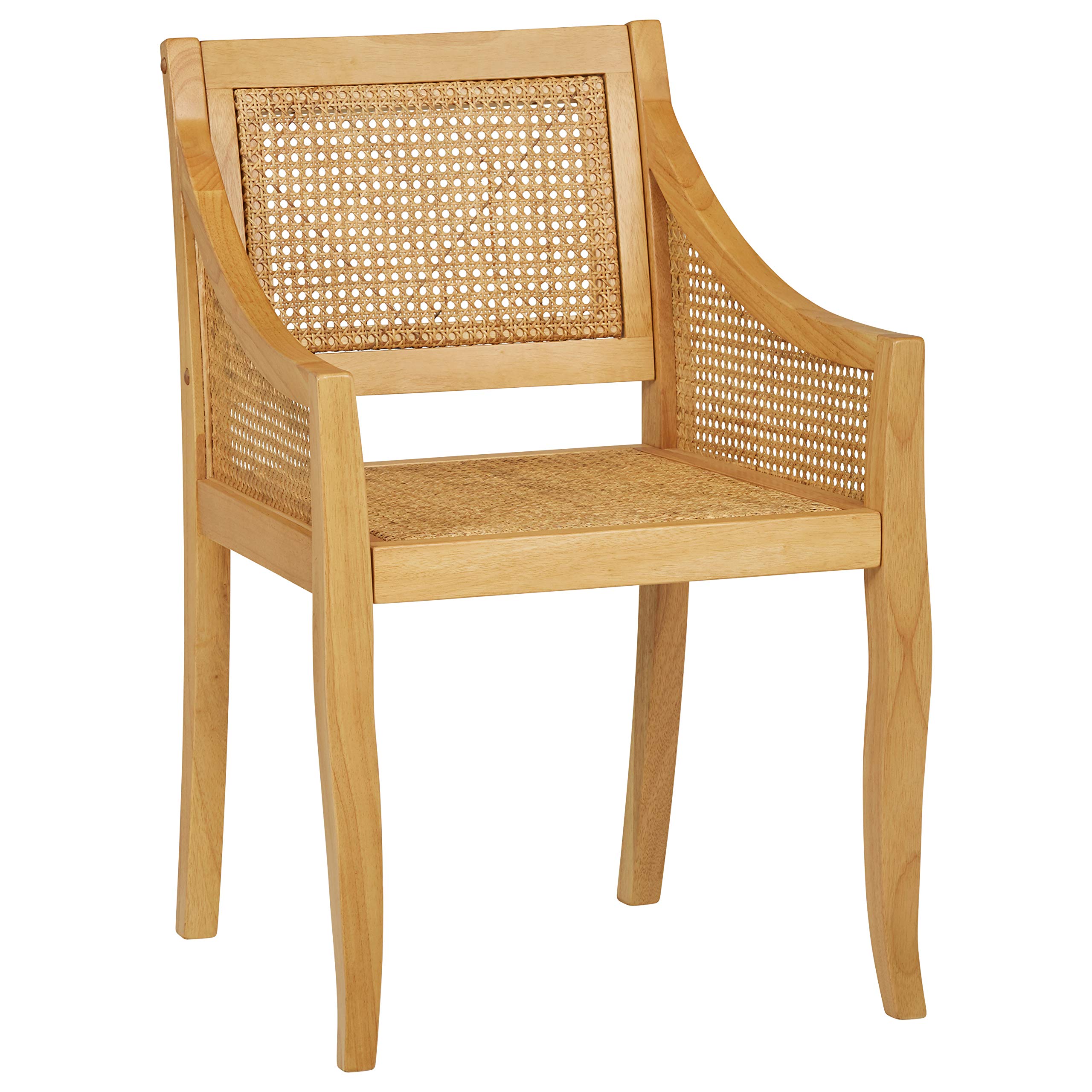 Amazon Brand – Stone & Beam Solid Wood Rustic Dining Chair, 33.5"H, Natural