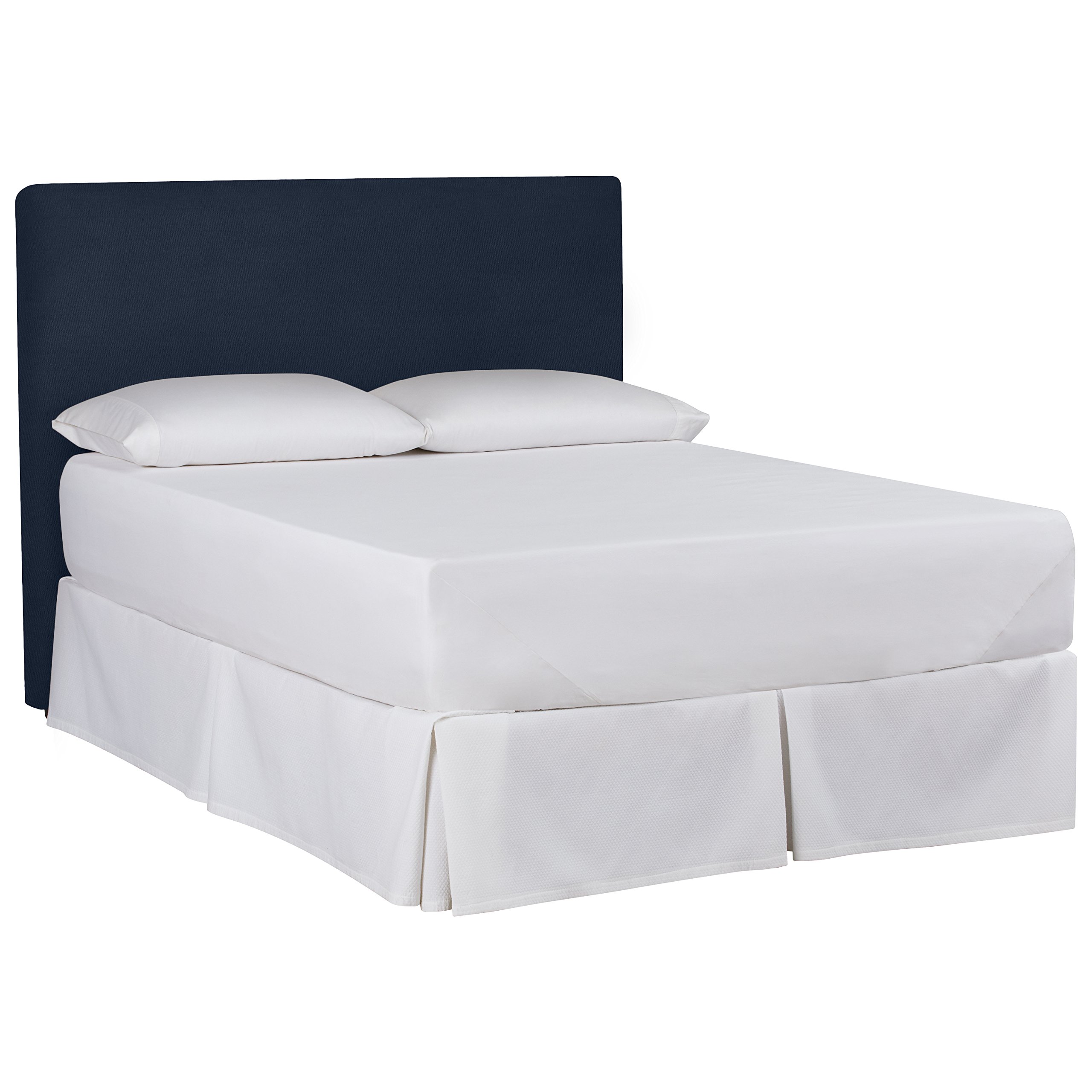 Amazon Brand – Stone & Beam Katama Slipcover King Headboard, 83"W, Spinnsol Indigo