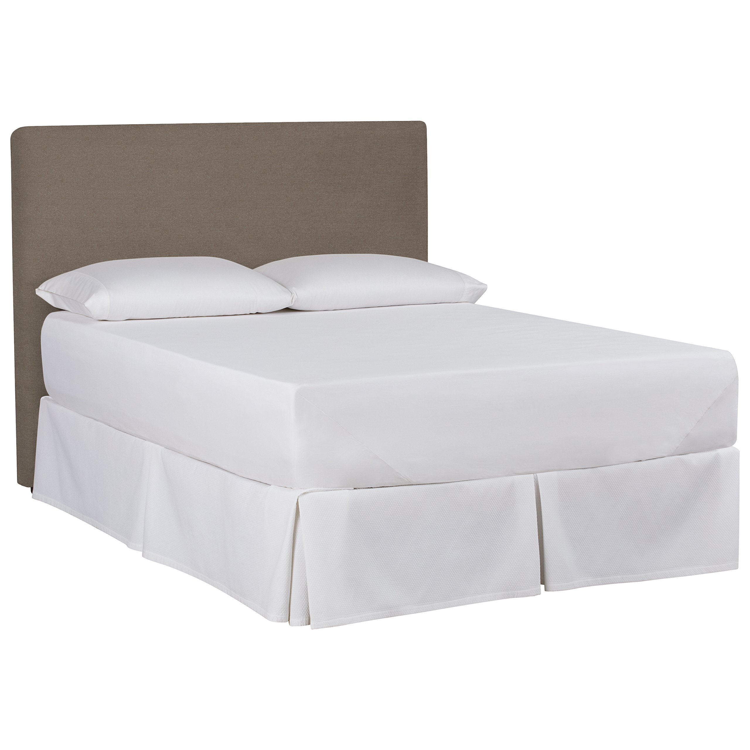Amazon Brand – Stone & Beam Katama Slipcover King Headboard, 83"W, Fresh Pewter