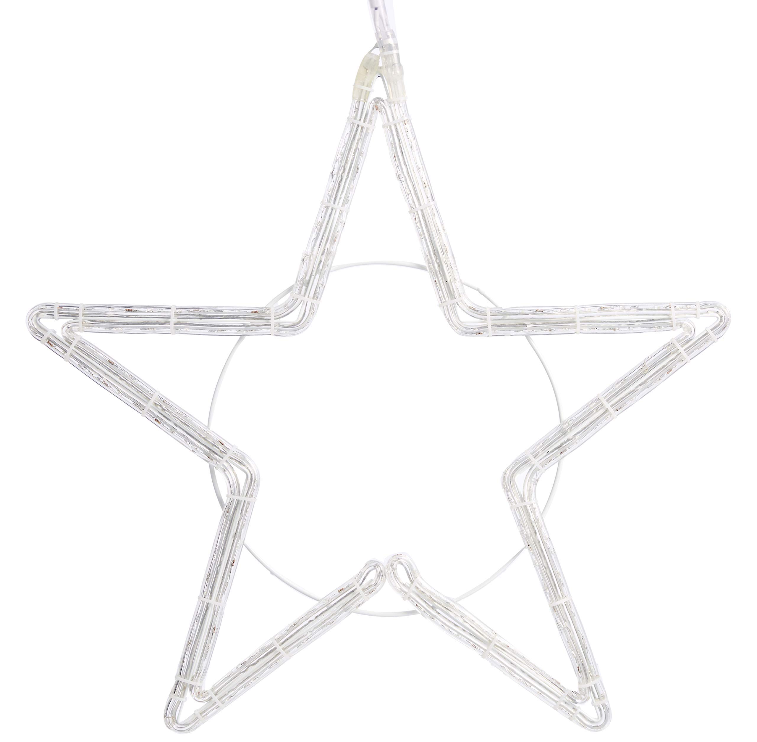 AmazonBasics LED Holiday Light, Decorative Motif for Christmas, Original Star (Renewed)