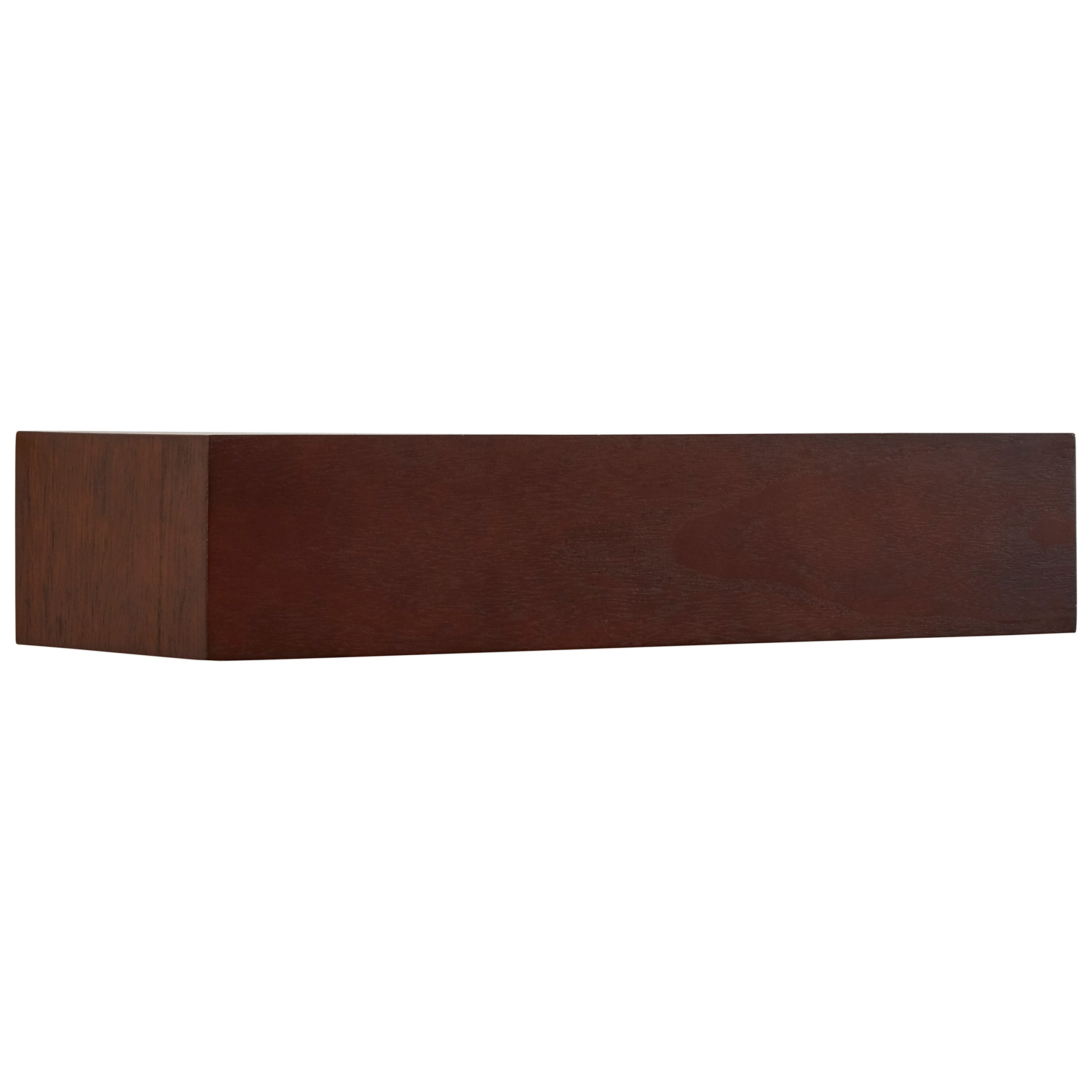 Amazon Brand – Rivet Modern Wood Shelf, 3.5"H, Walnut