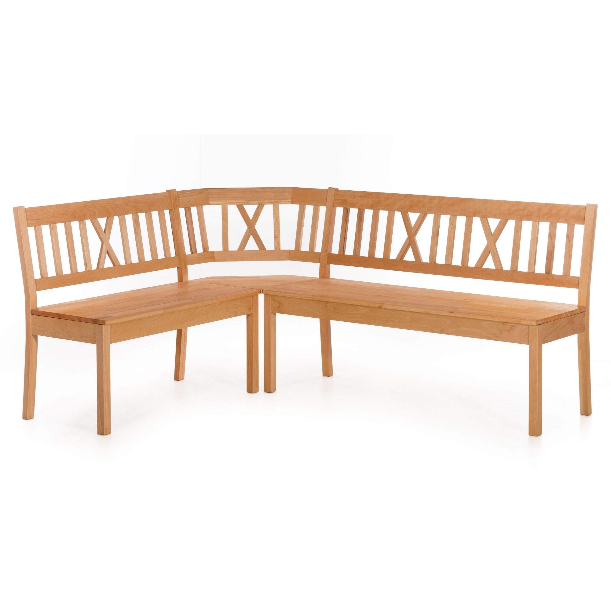 Marque Amazon - Alkove Hayes - Banc d'angle au style classique, 193,7 x 153,7 x 90,2 cm, C-ur de hêtre
