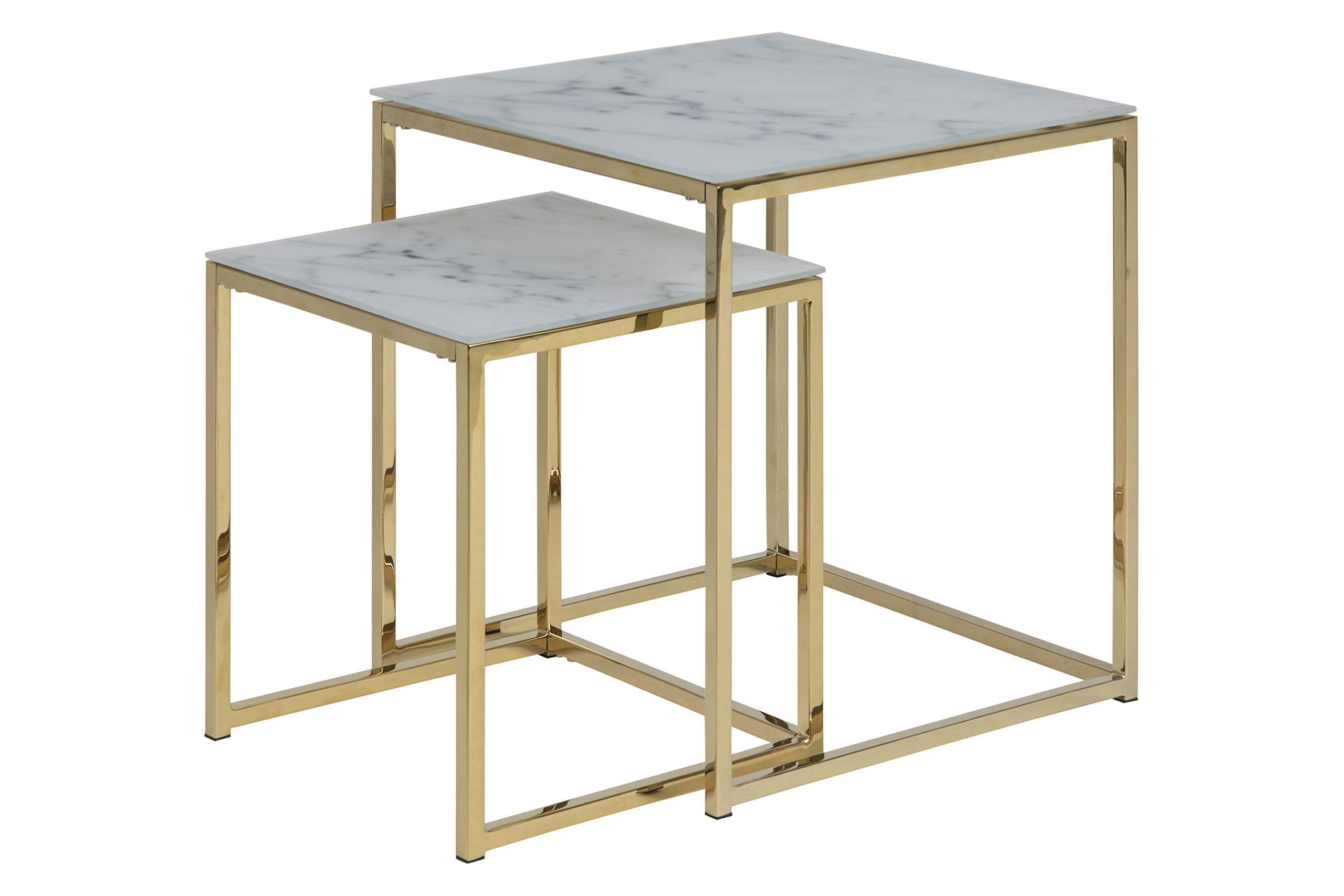Amazon Brand - Movian Rom - Mesa de centro, 45 x 45 x 50 cm, blanco