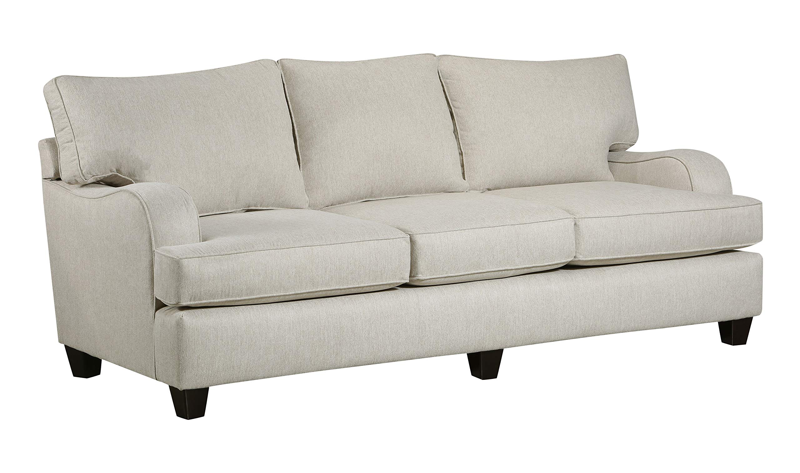 Amazon Brand – Stone & Beam Anne Marie Contemporary Sofa Couch, 91.5"W, Cream