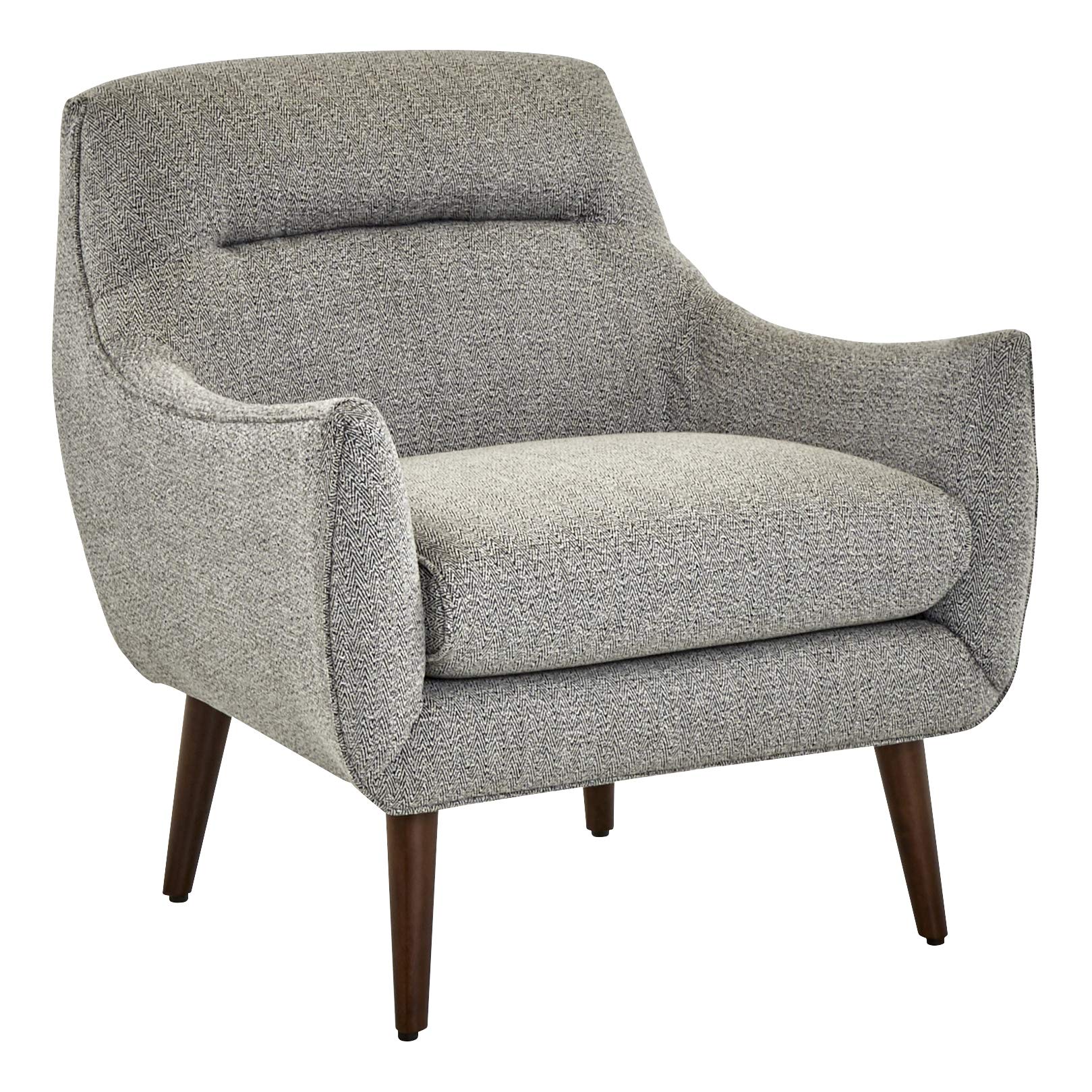 Amazon Brand – Rivet Theresa Modern Upholstered Accent Chair, 30"W, Gray