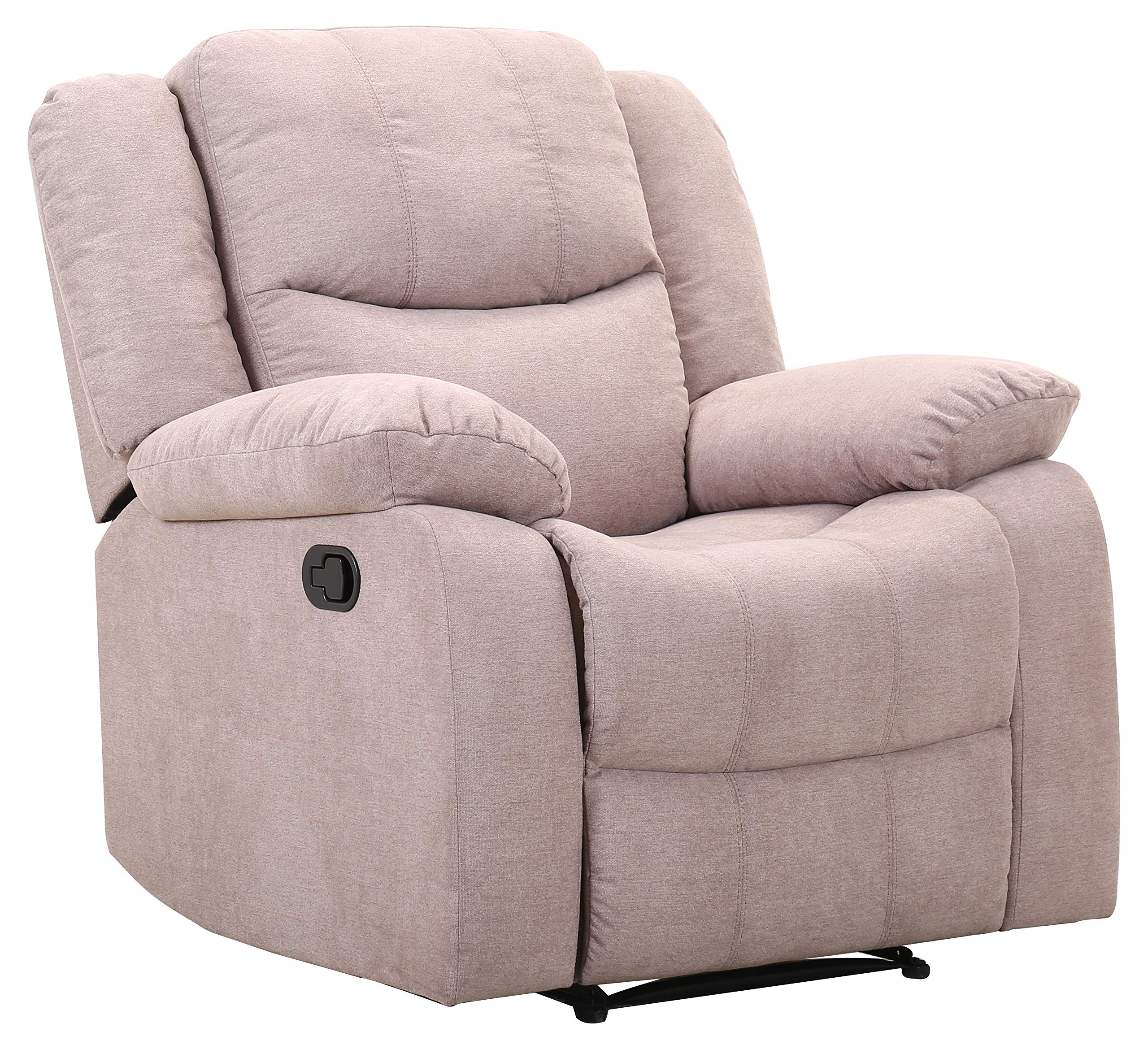Amazon Brand – Ravenna Home Recliner Chair, 37"W, Beige