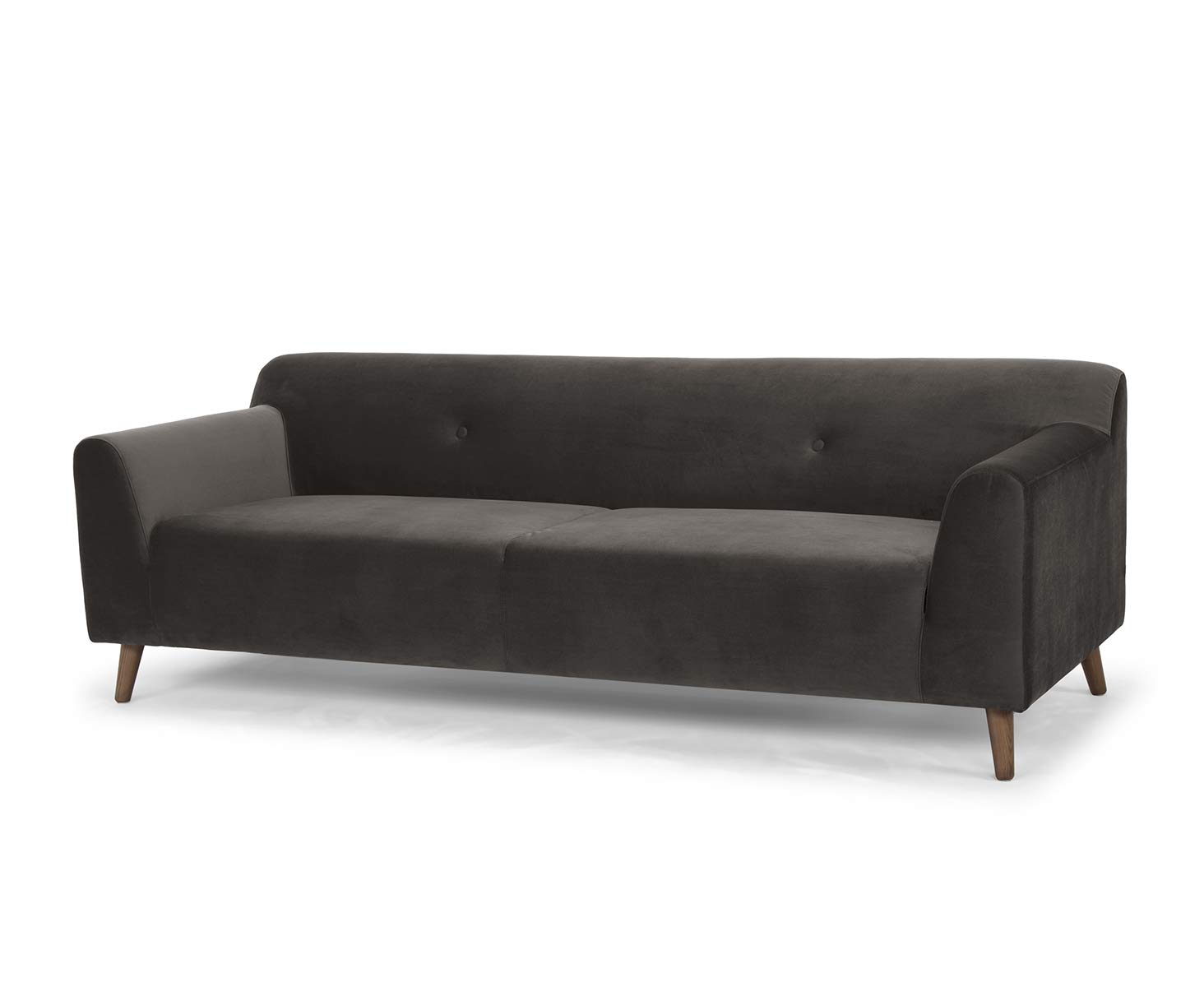 Marque Amazon - Movian Edslan - Canapé 3 places, 219 x 90 x 74 cm, Marron