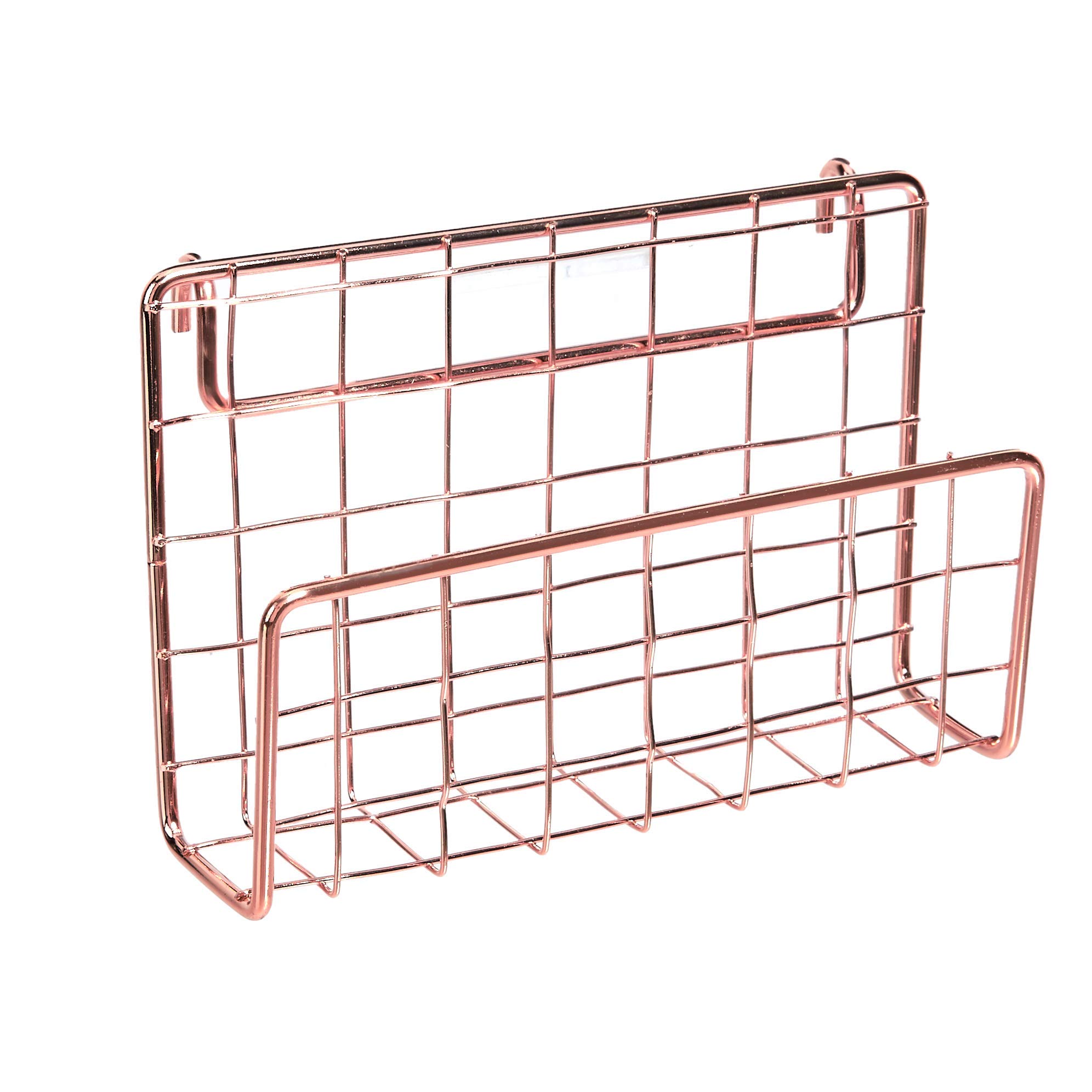 AmazonBasics Letter Sorter for Wall Grid Panel, Rose Gold (Renewed)