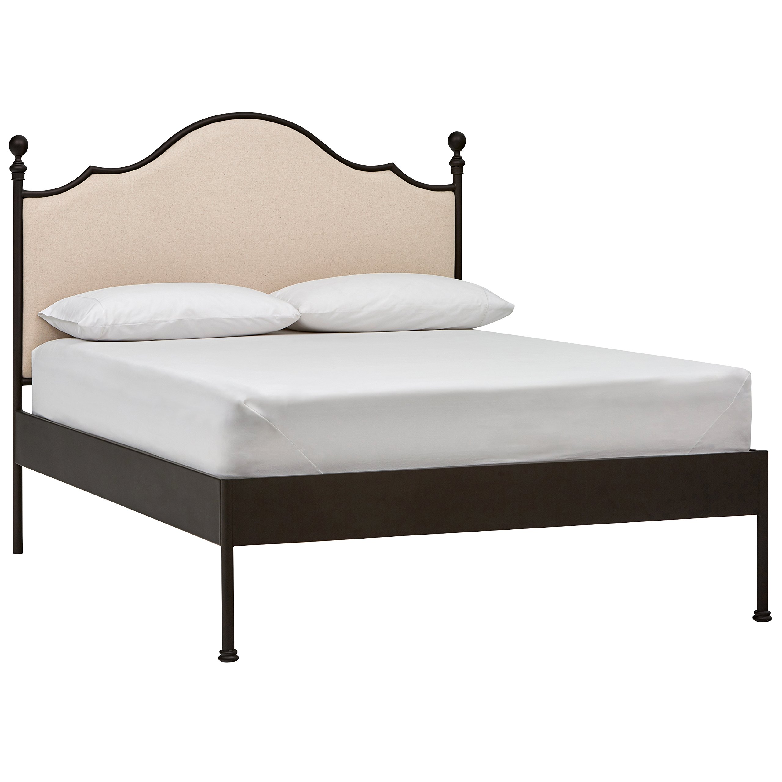 Amazon Brand – Stone & Beam Javier Burnished Bronze King Bed, 80"W, Dark Bronze