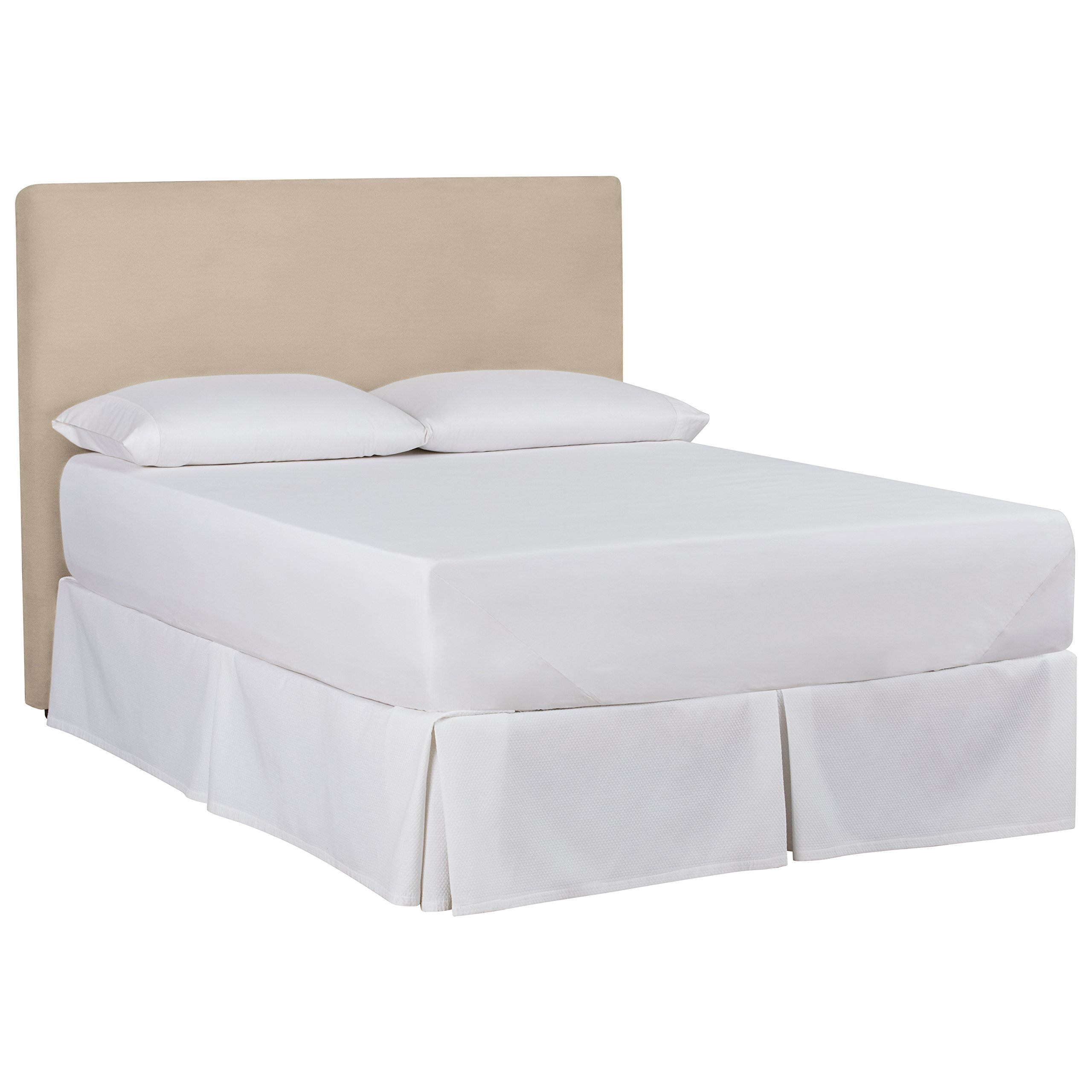 Stone & Beam Katama Slipcover King Headboard, 83"W, Spinnsol Cocoa