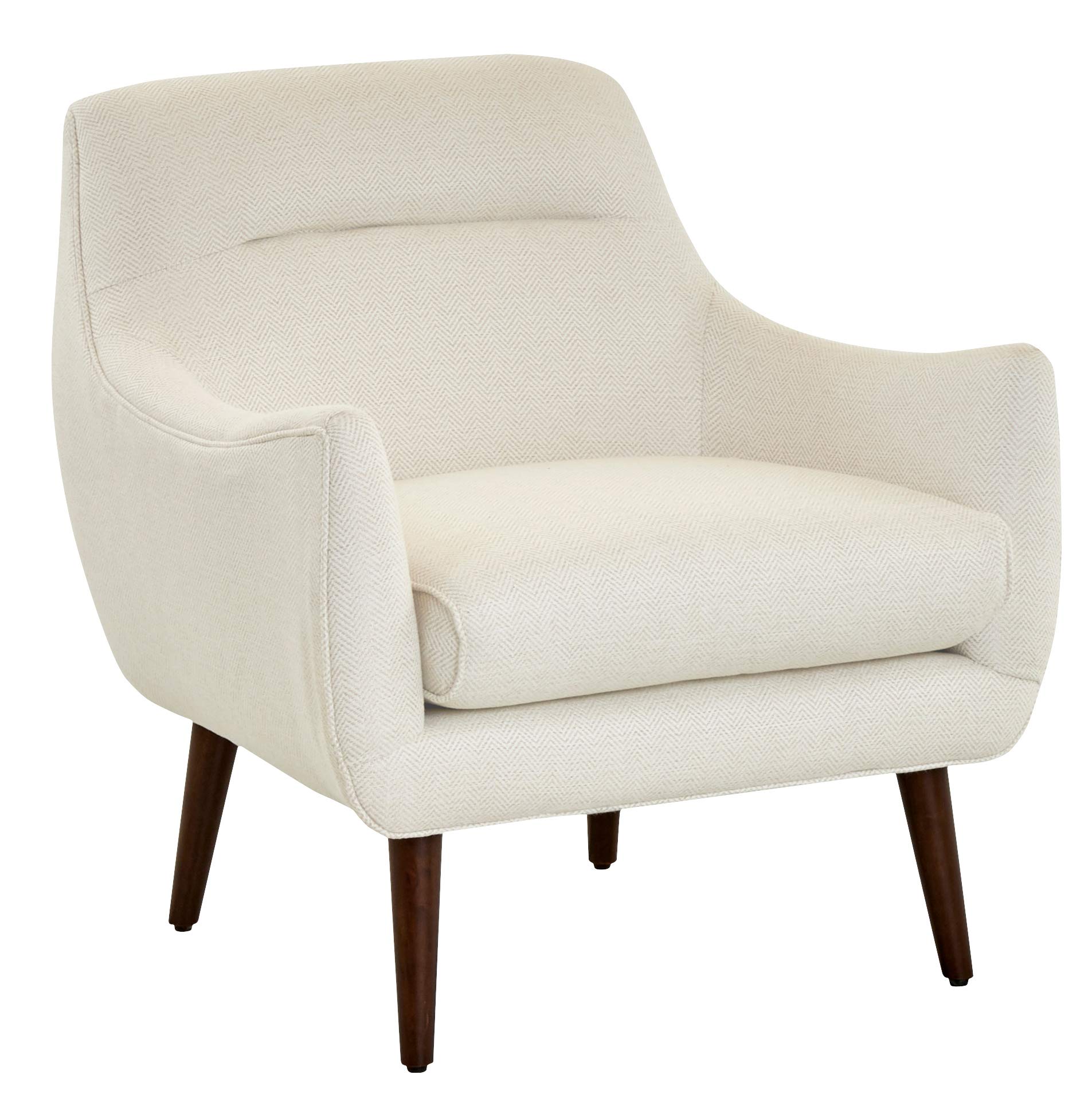 Amazon Brand – Rivet Theresa Modern Upholstered Accent Chair, 30"W, Cream