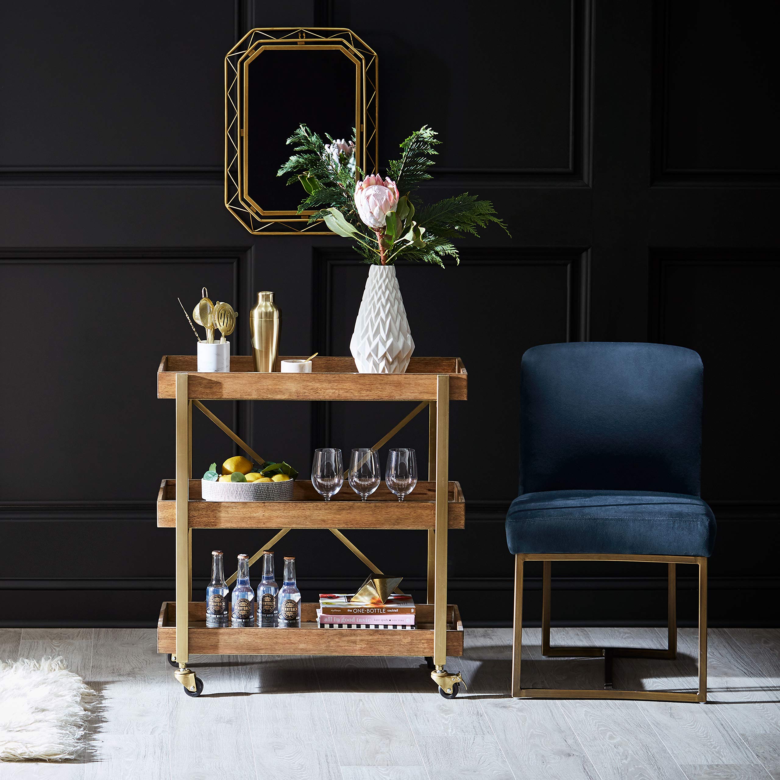 Lignora Cosenza Walnut Table Set - 6