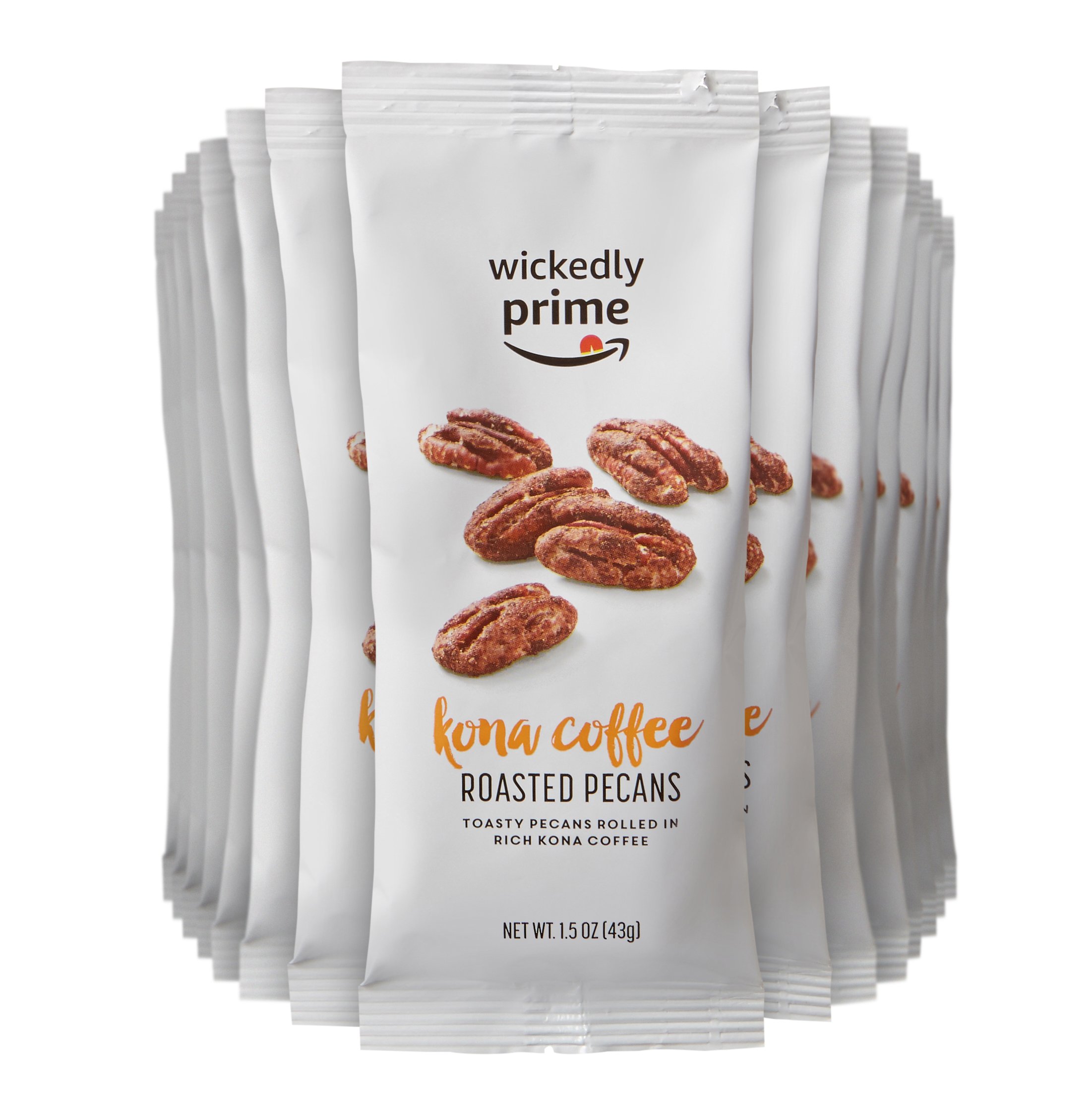 Kona Coffee Roasted Pecans Snack Pack, 1.5 oz single serve (Pack of 15)