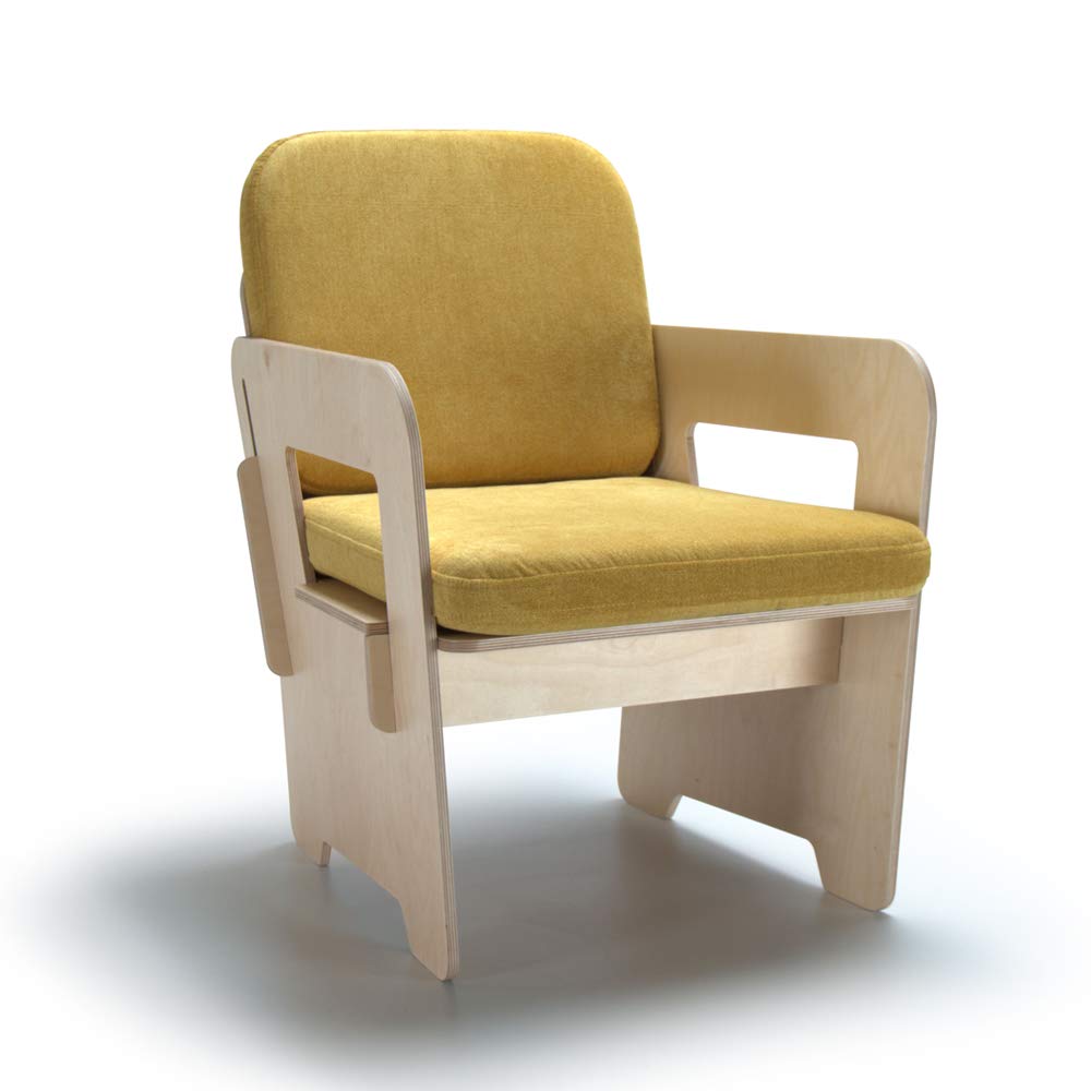 Marque Amazon - Movian - Chaise d'appoint Ruby, Jaune