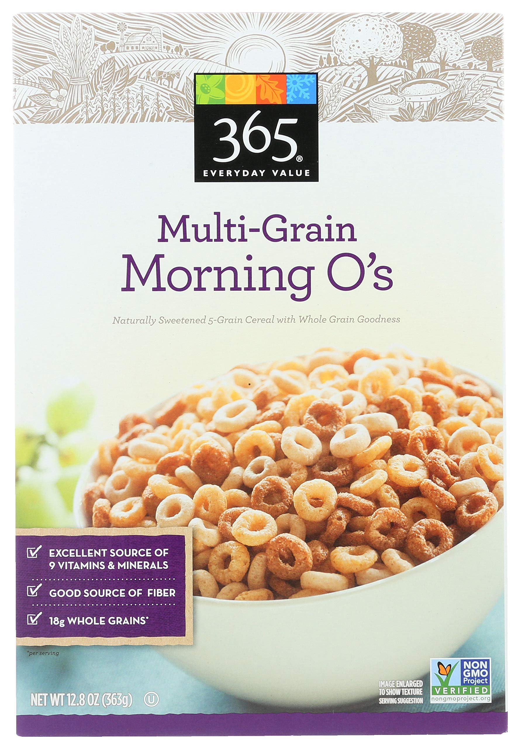 365 Everyday Value, Multi-Grain Morning O's, 12.8 oz