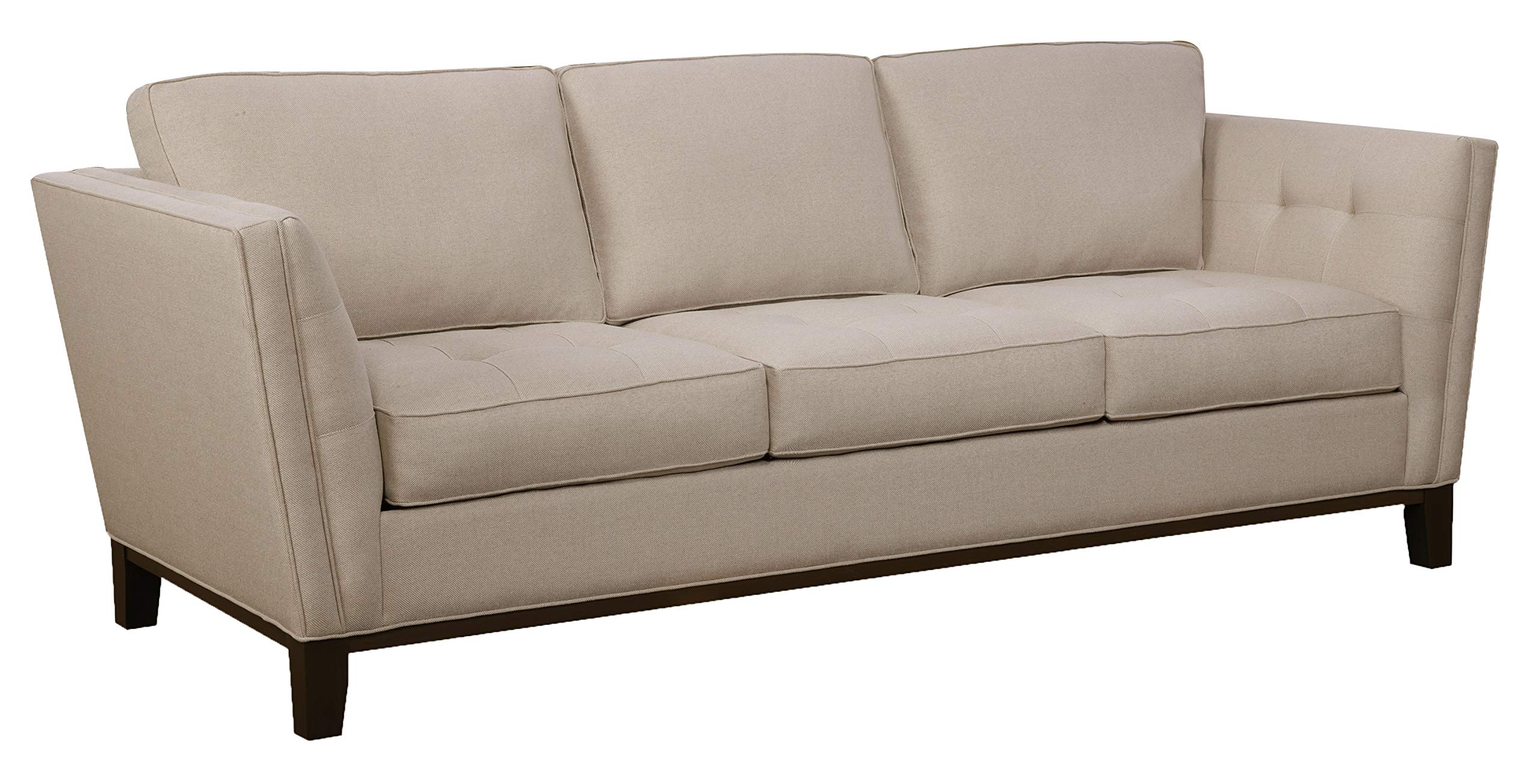 Amazon Brand – Stone & Beam Lyon Upholstered Sofa Couch, 94"W, Linen