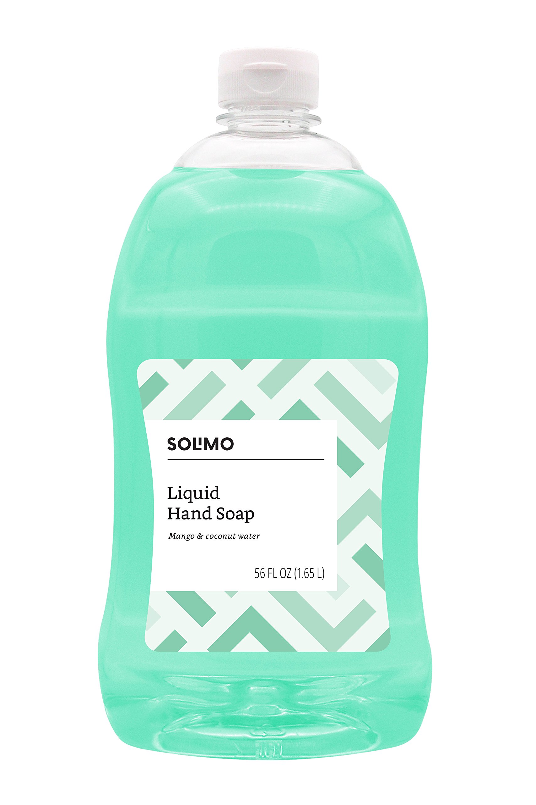 Amazon Brand - Solimo Liquid Hand Soap Refill, Mango and Coconut Water, 56 Fluid Ounce