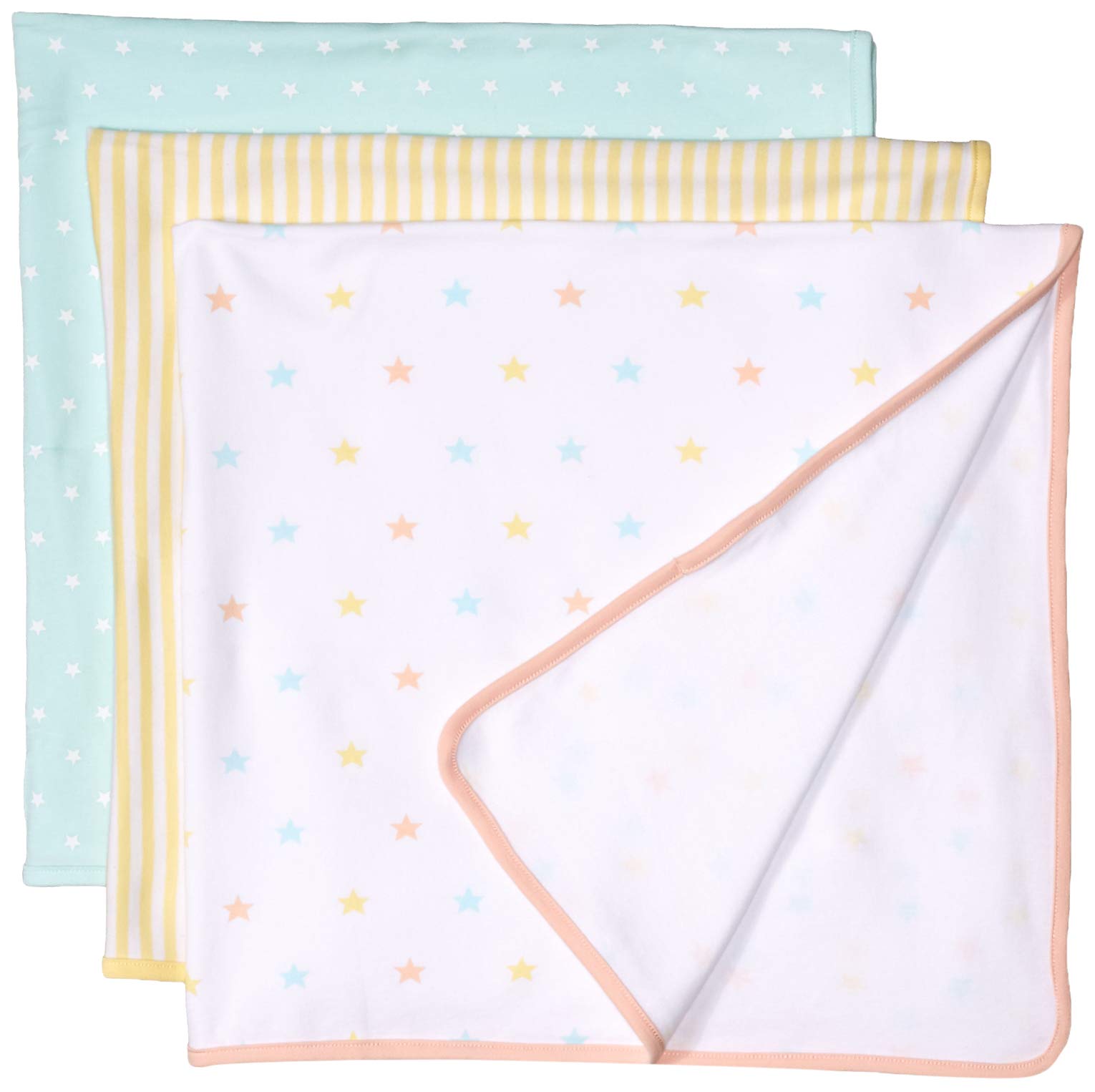 Amazon Essentials Swaddling Blanket, Pack of 3