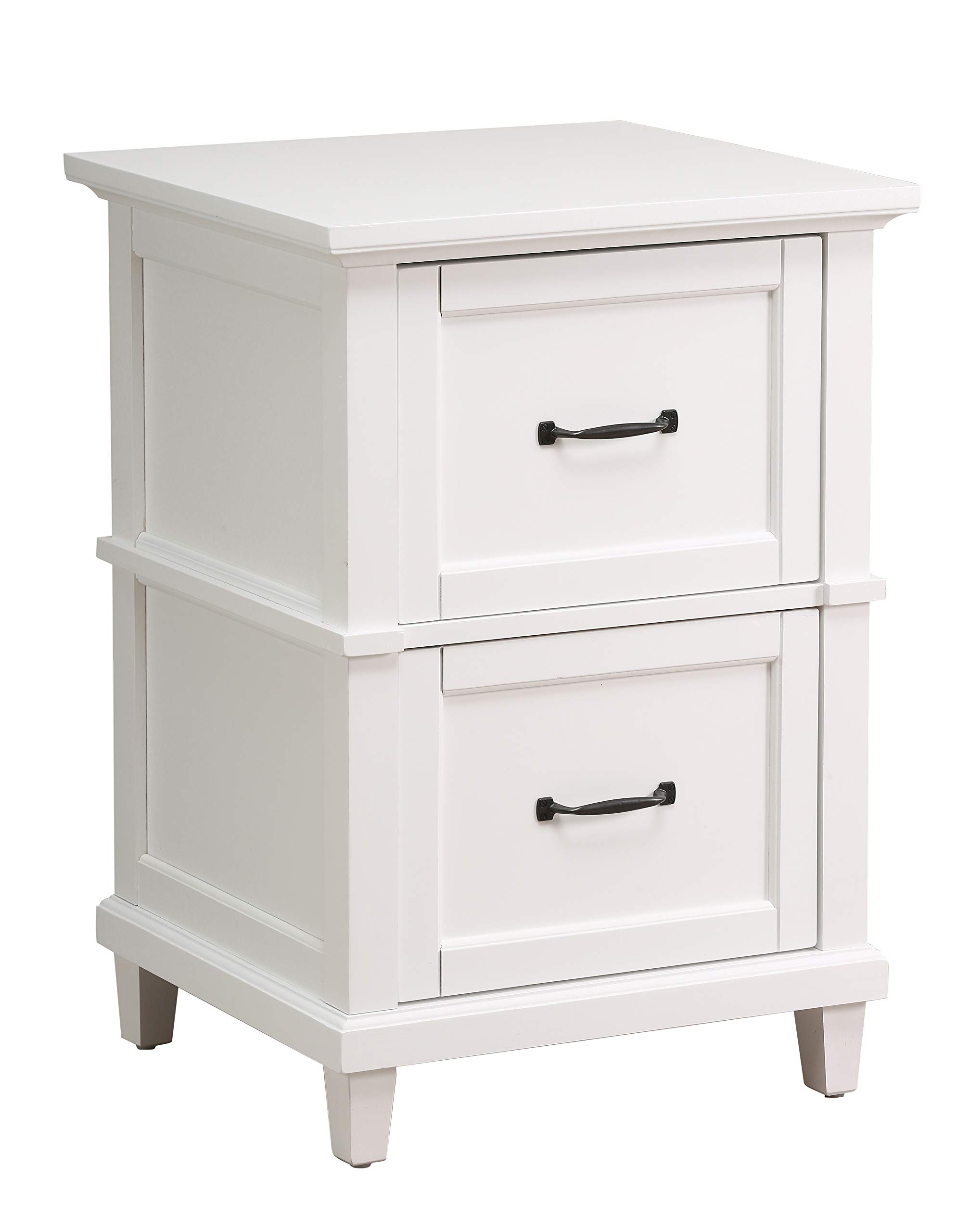 Amazon Brand – Stone & Beam Sumner Modern Filing Cabinet, 21.5"W, White