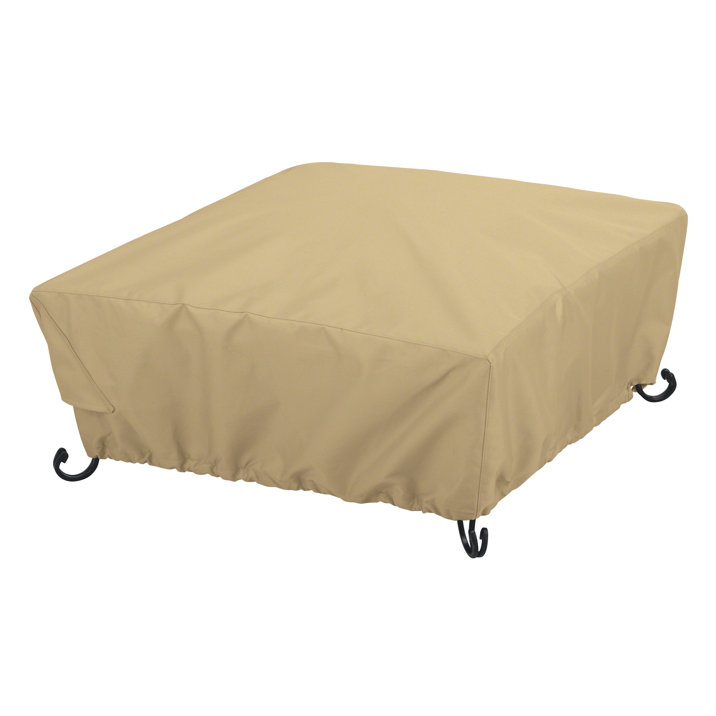 Classic Accessories Terrazzo Full Coverage Square Fire Pit Cover, 30"