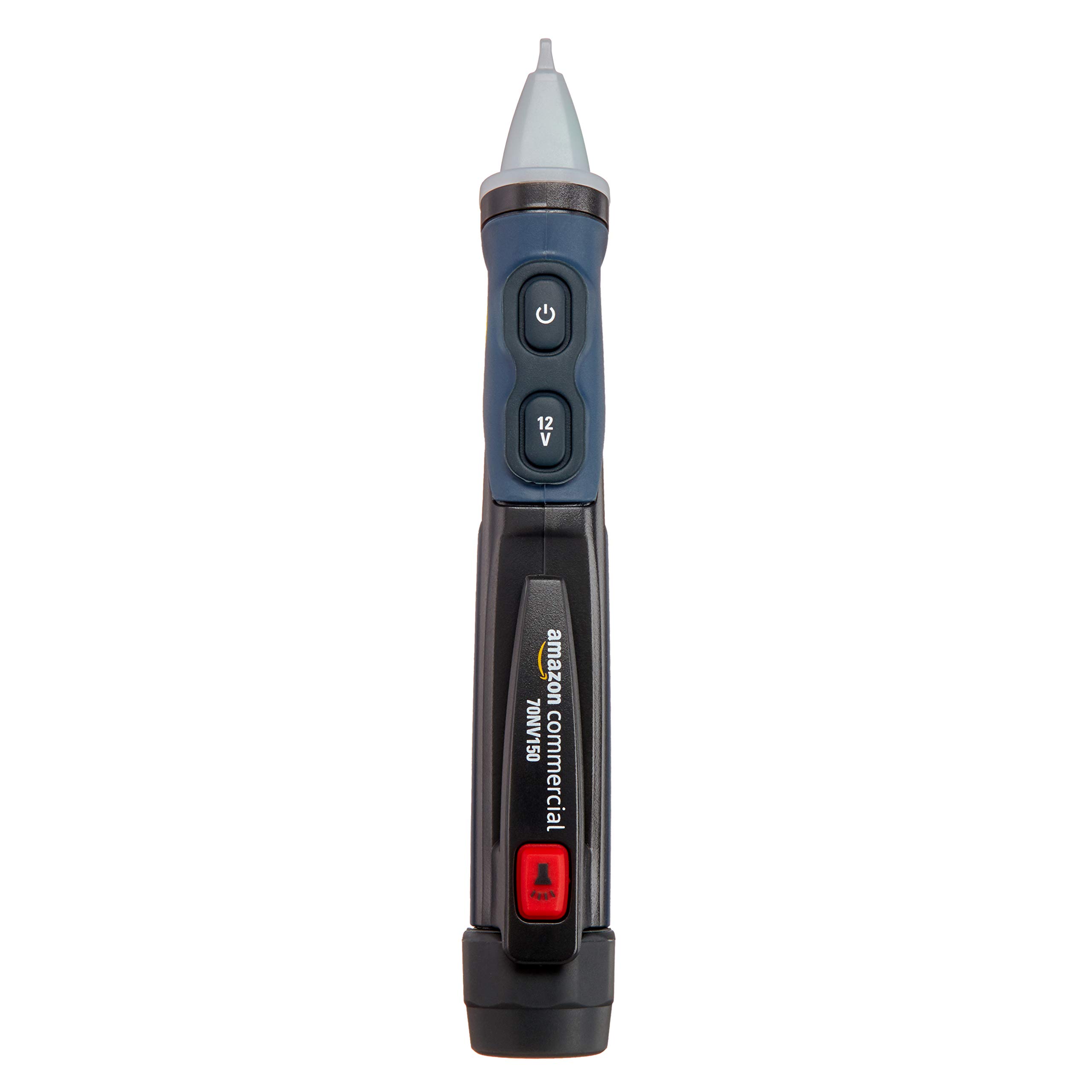 AmazonCommercial Non-contact Voltage Tester with Working Indicator, IP67, Double Mould, Dual Measuring Range, Flashlight
