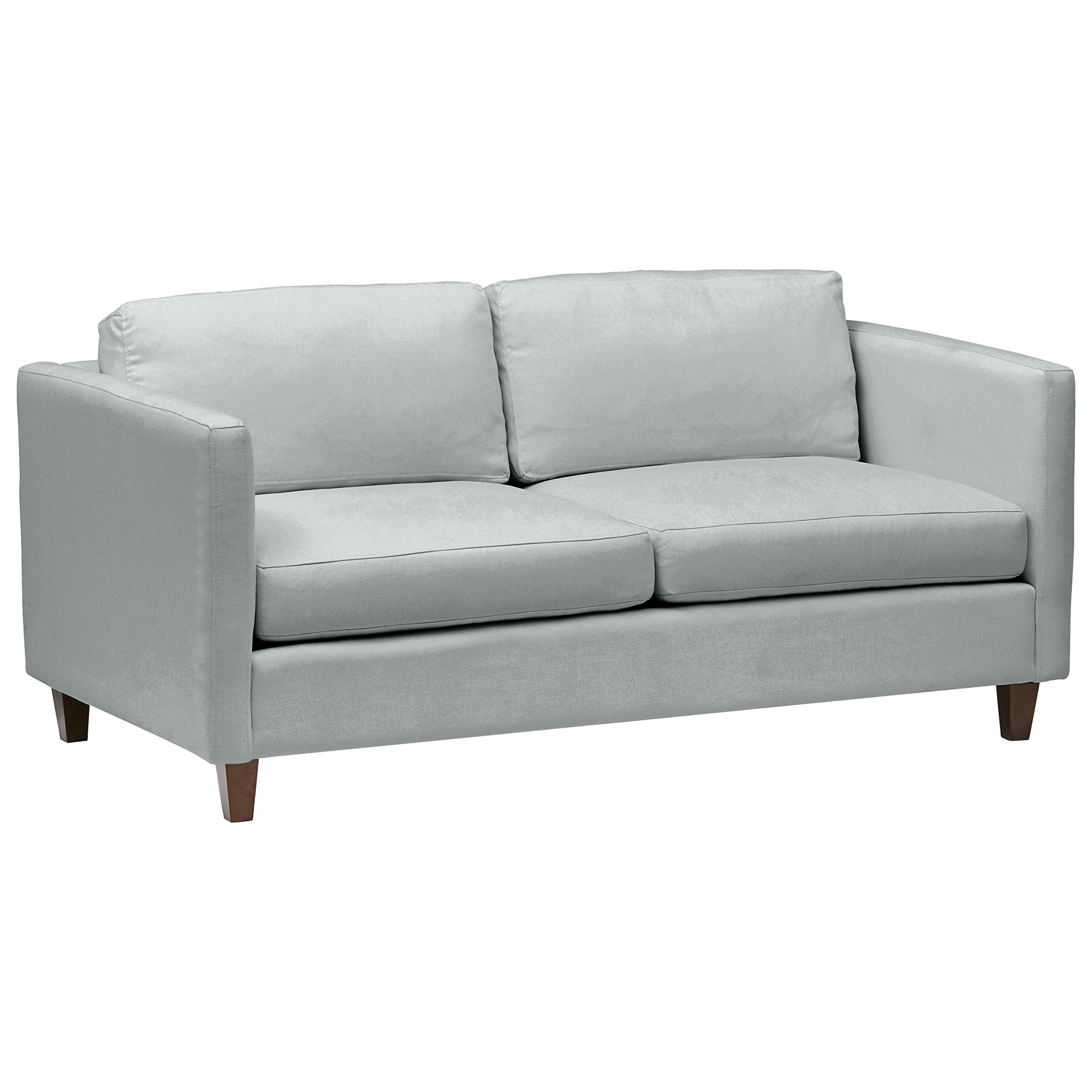 Amazon Brand – Stone & Beam Andover Modern Loveseat Sofa, 67"W, Light Blue