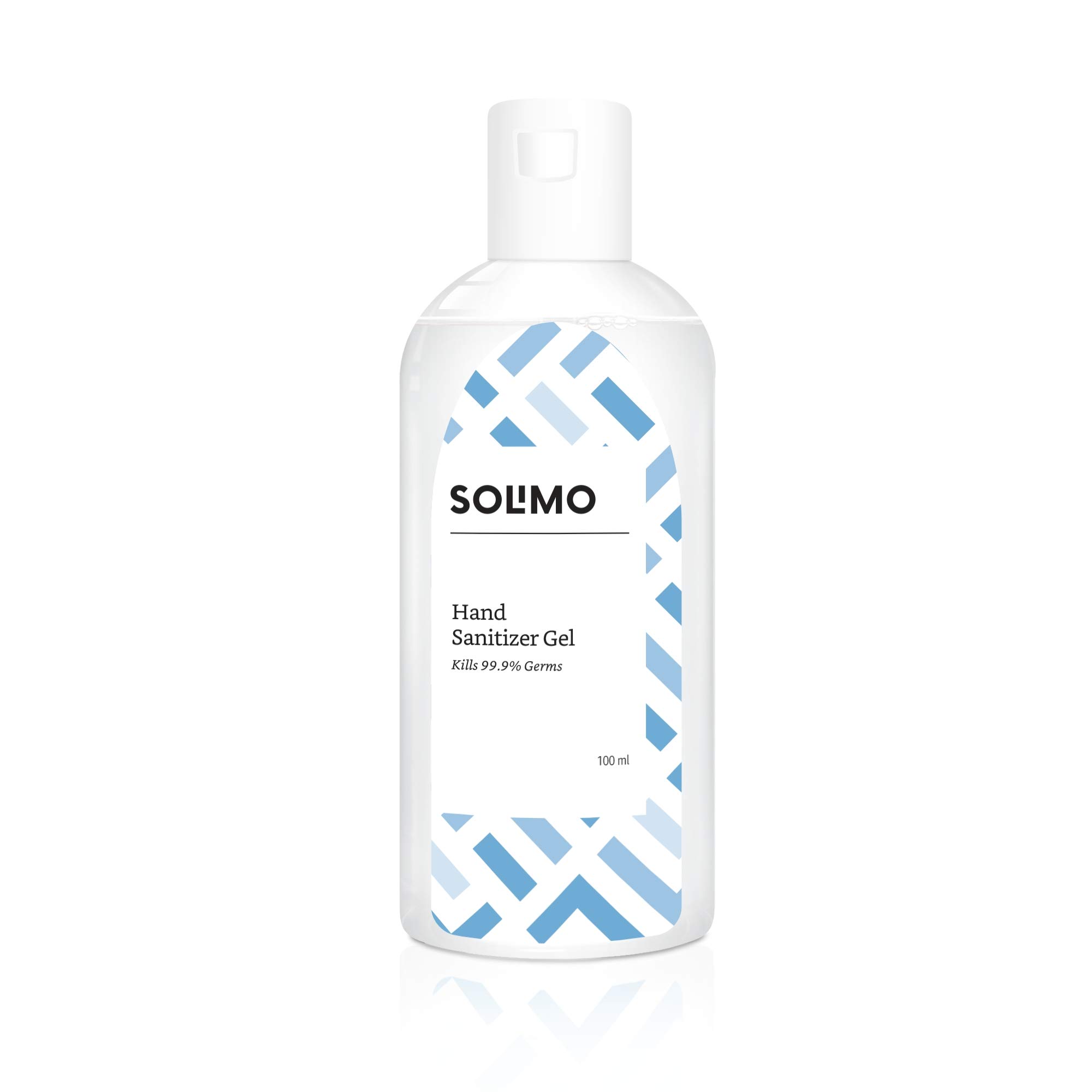 Amazon Brand - Solimo Hand Sanitizer Gel (72% Ethanol Absolute) - 100 ml